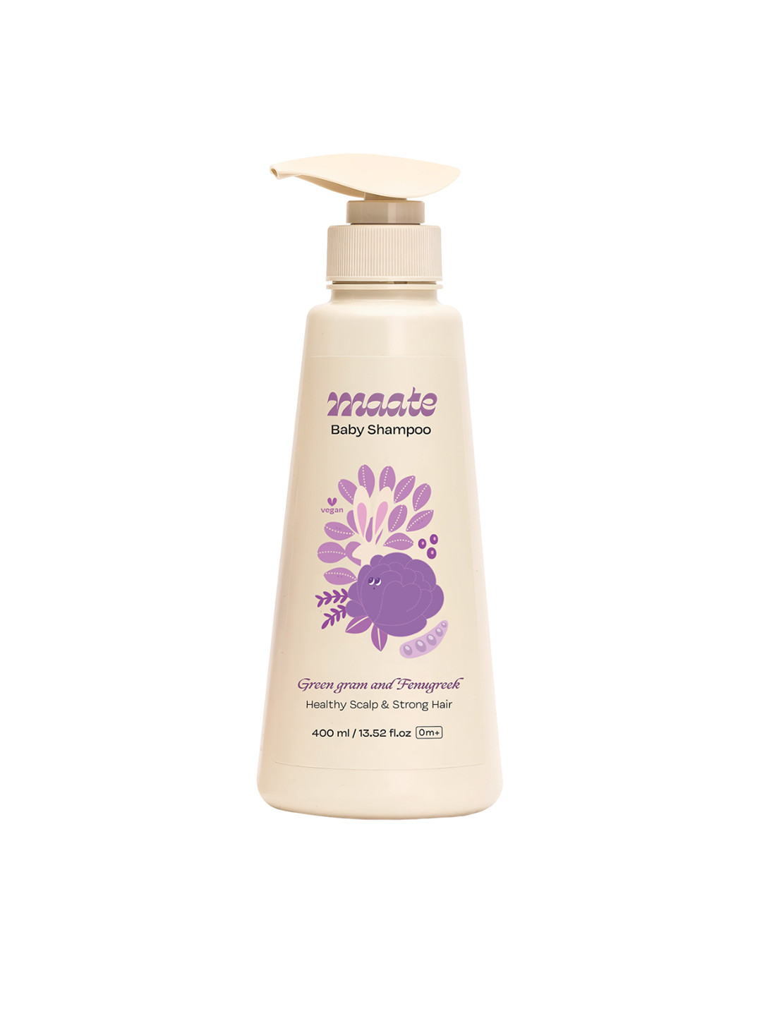 MAATE Green Gram & Fenugreek Baby Shampoo - 400 ml