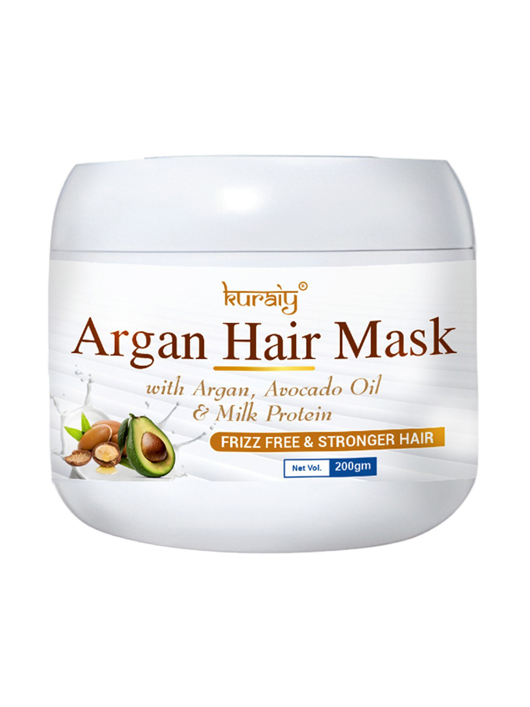 KURAIY Argan with Avocado Oil & Milk Protein Hair Mask - 200 gm