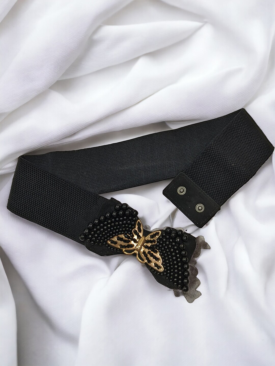 REDHORNS Women Butterfly Design Elastic Waist Belt