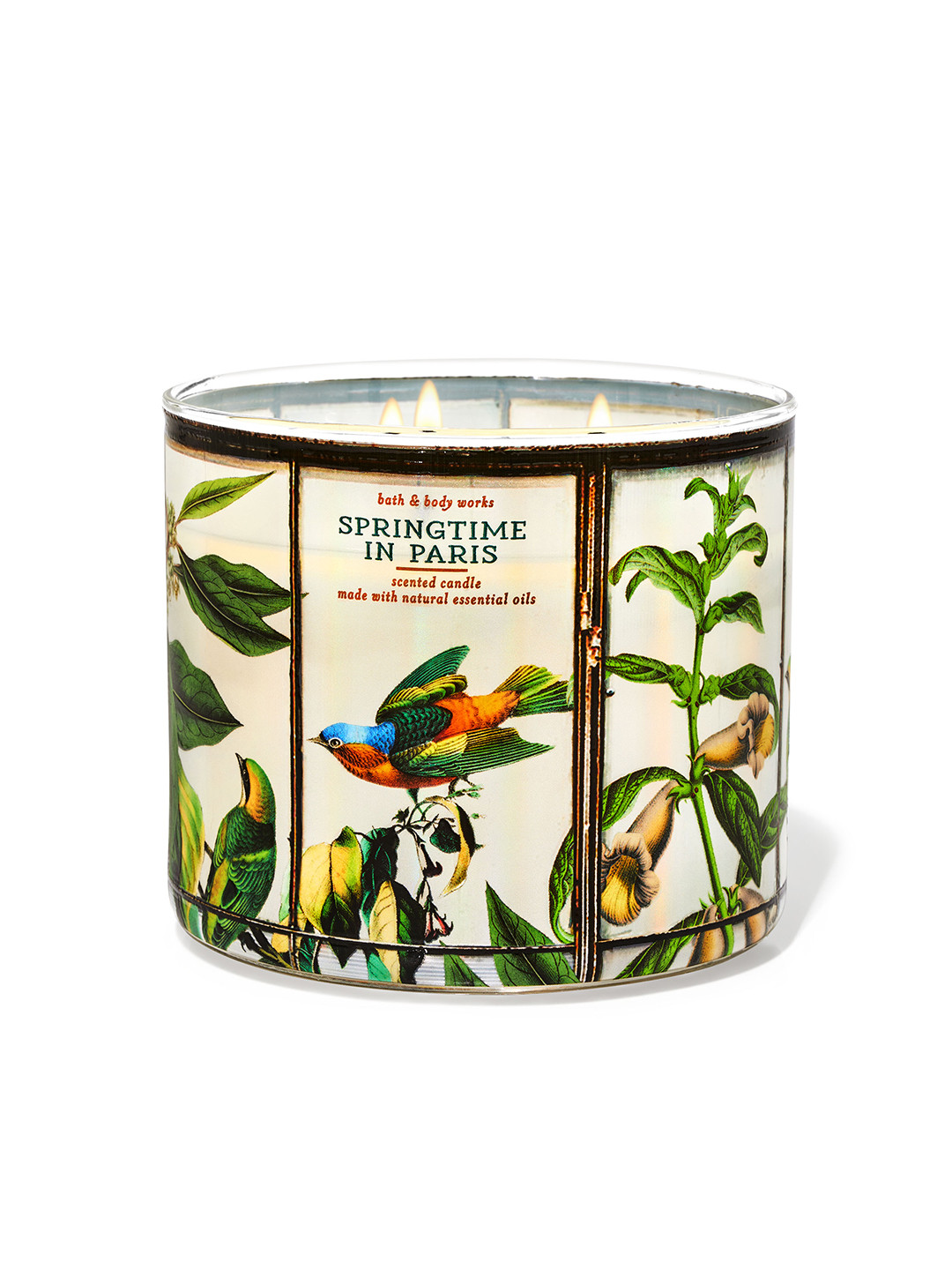 Bath & Body Works Springtime In Paris Scented 3-Wick Candle - 411g