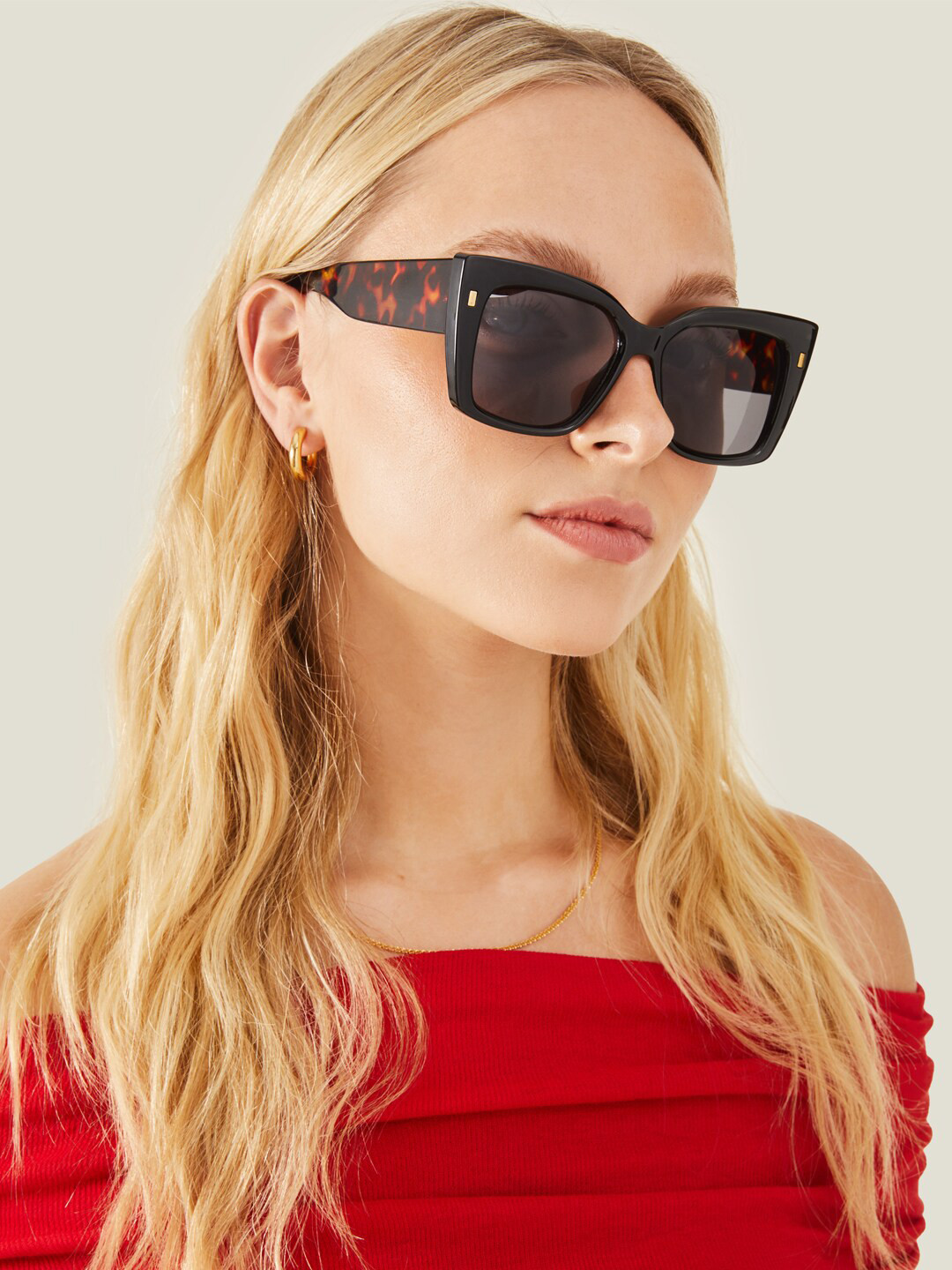 Accessorize Women Cateye Sunglasses with UV Protected Lens MA-10001921851