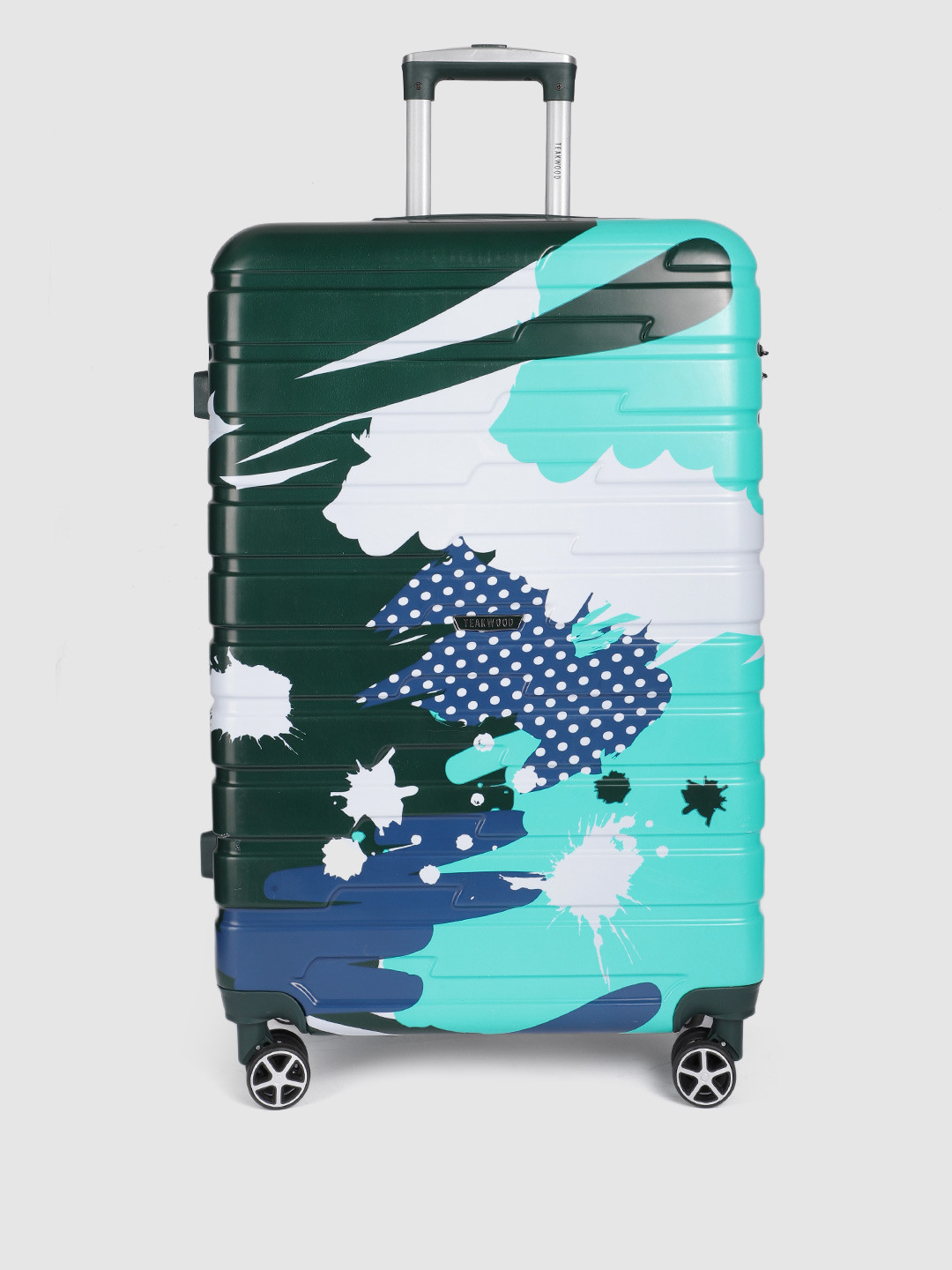 Teakwood Leathers Cracker Printed 360 Degree Rotation Hard Large-Sized Trolley Bag 95.5L