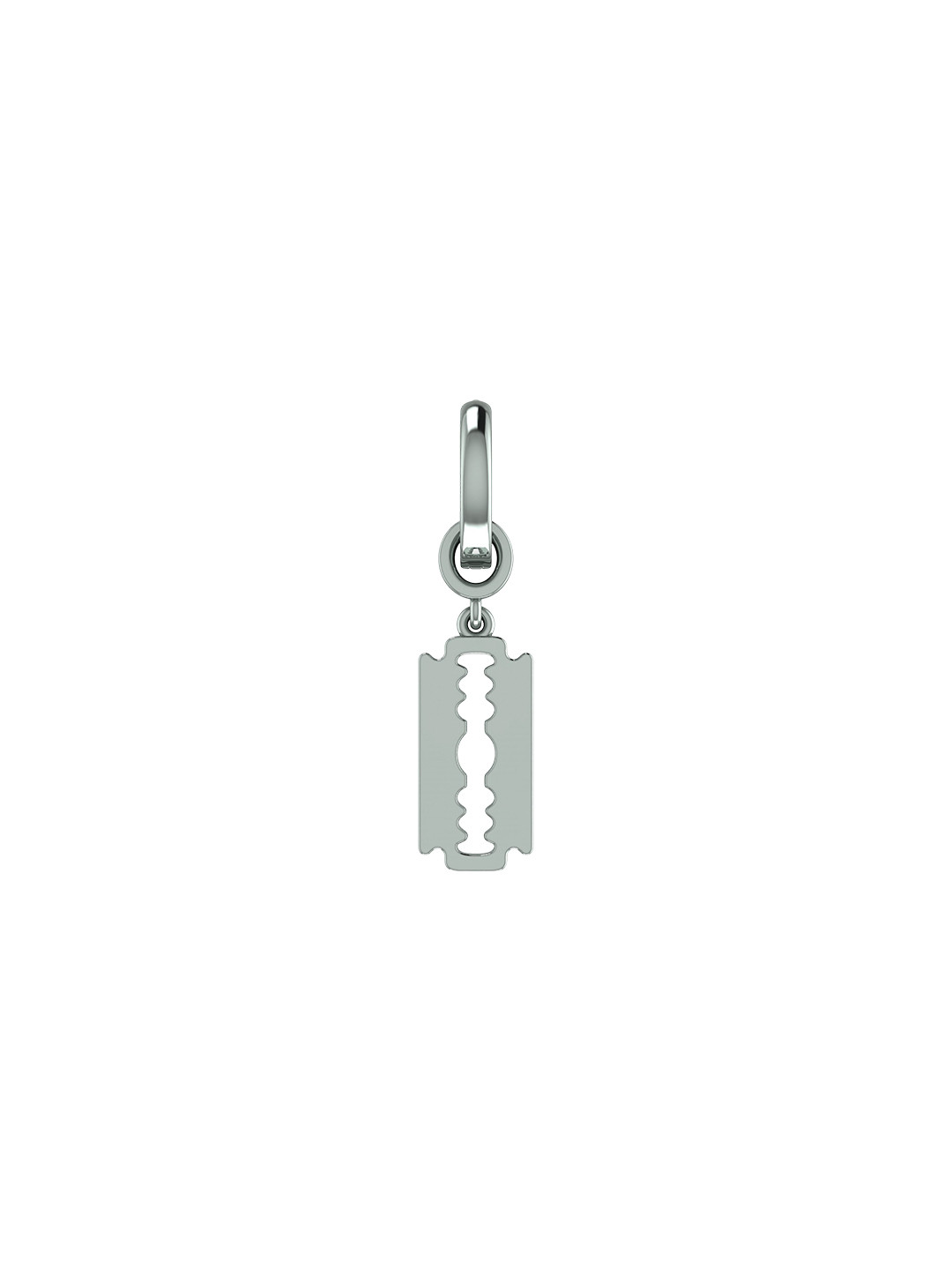 ORIONZ Men Sterling Silver Contemporary Drop Earrings