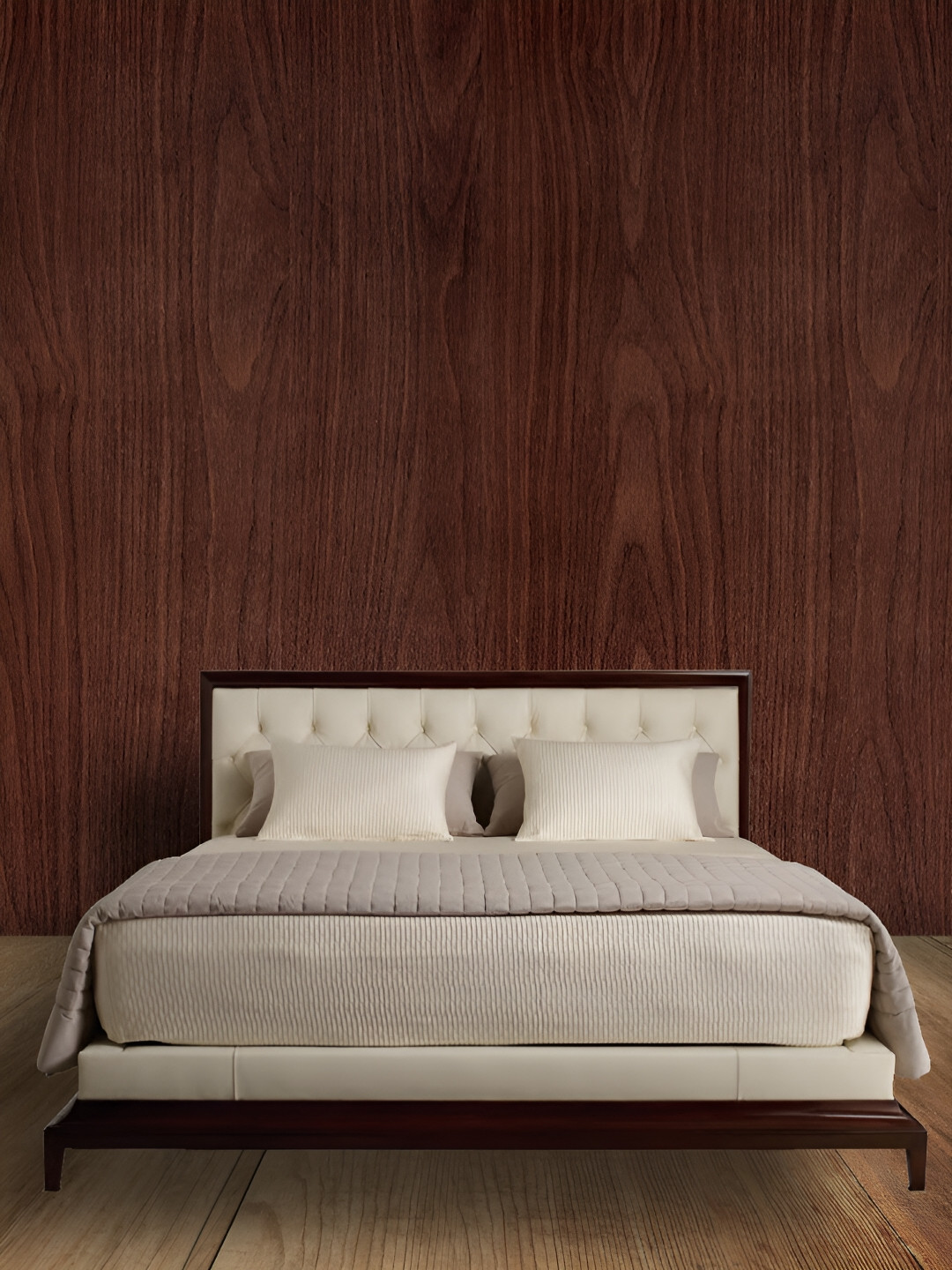 Asian royal Brown Printed Self Adhesive Wall Sticker