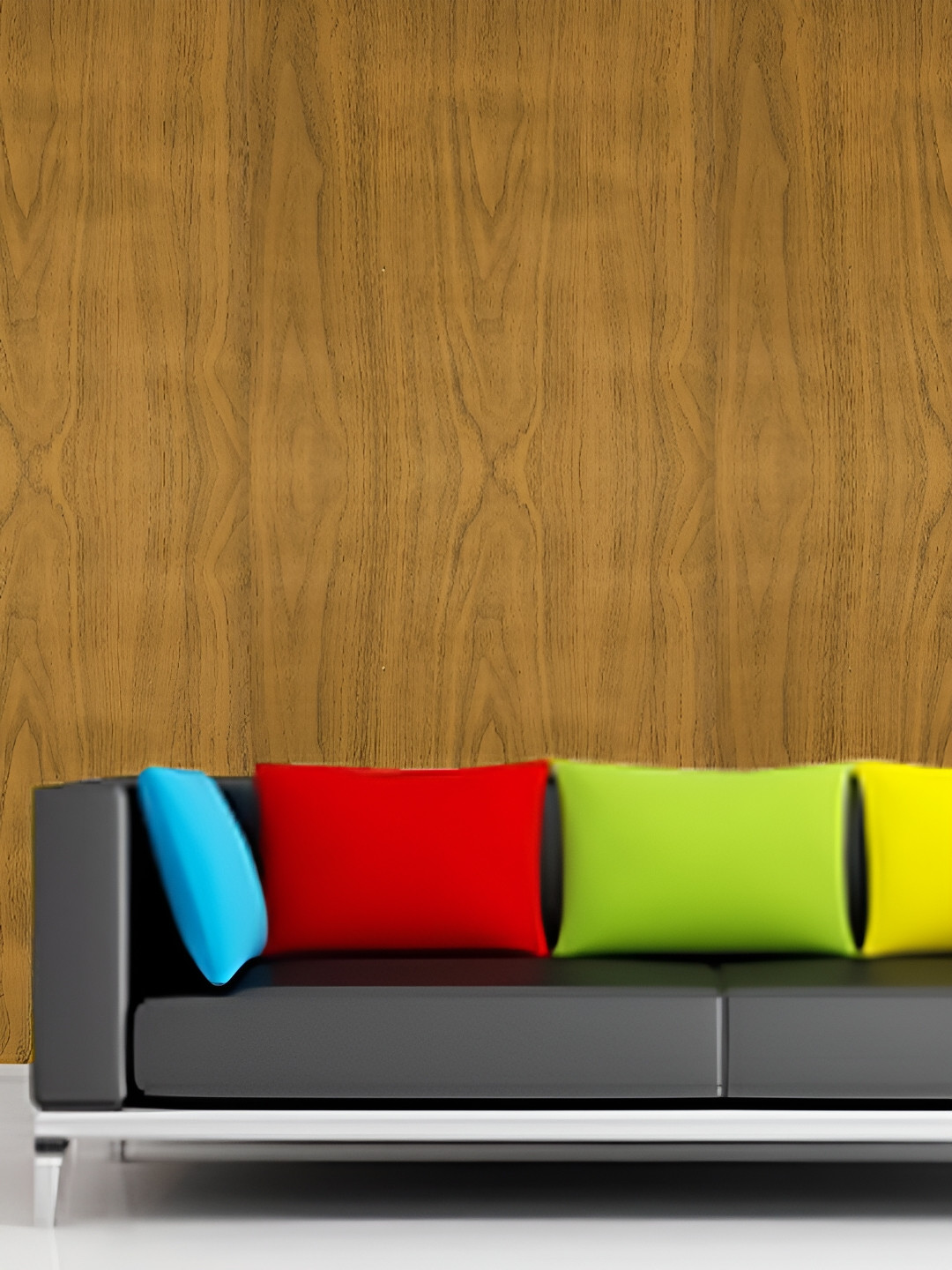 Asian royal Brown Printed Self Adhesive Wall Sticker