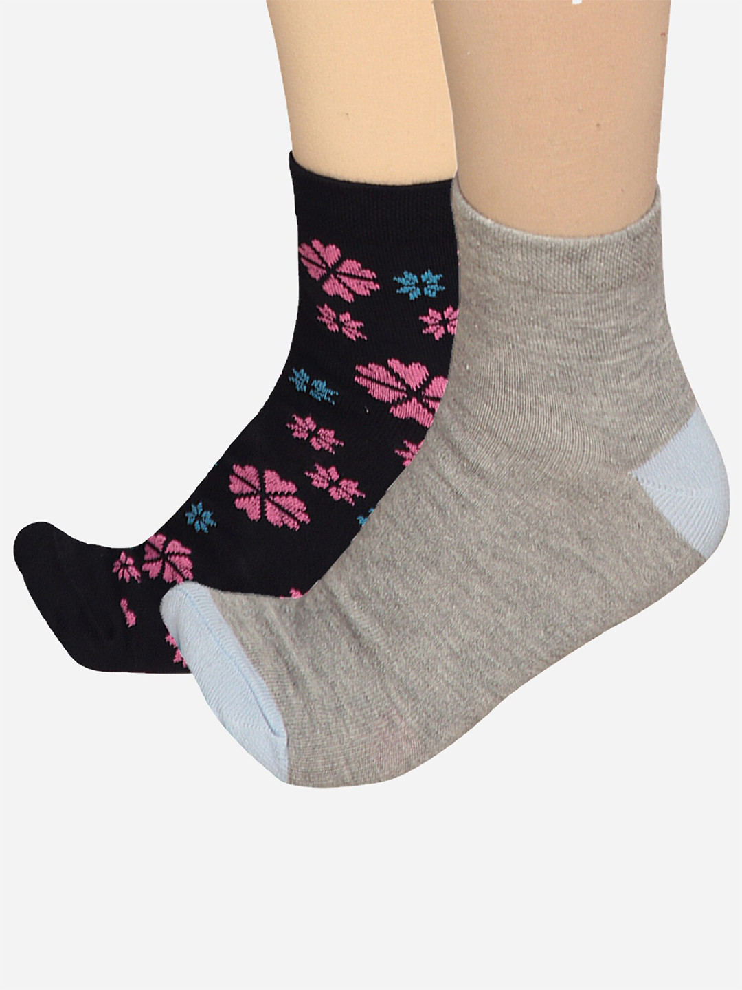 Bodycare Women Pack Of 2 Odour-Free Above Ankle Length Socks