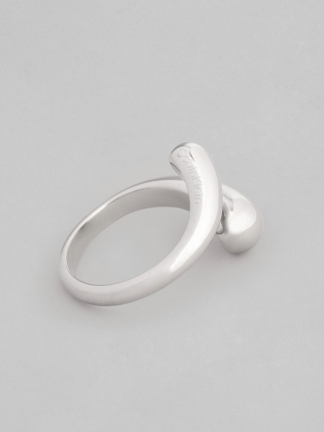 Calvin Klein Women Sculptured Drops Brass-Plated Finger Ring