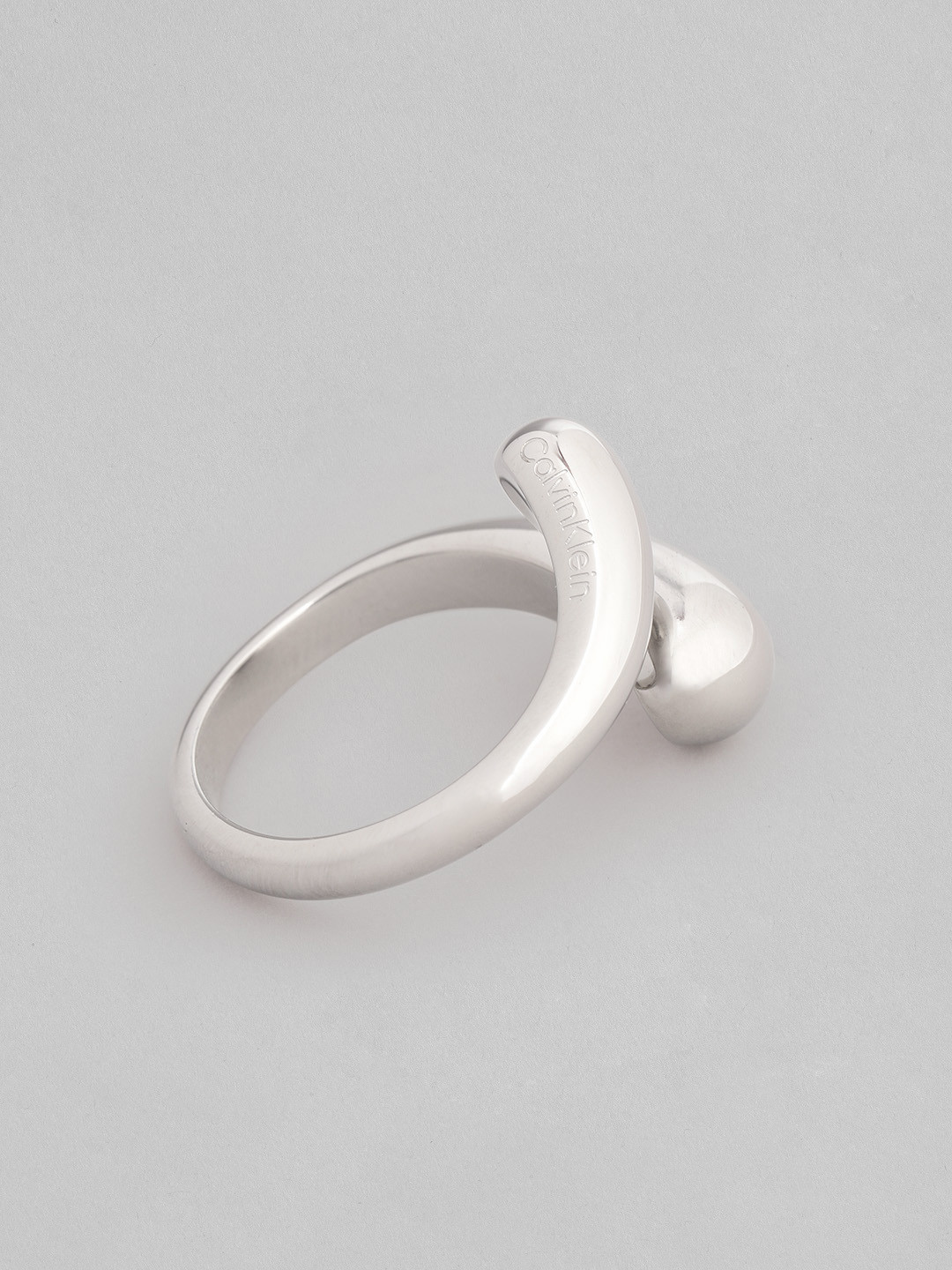 Calvin Klein Women Sculptured Drops Brass-Plated Finger Ring