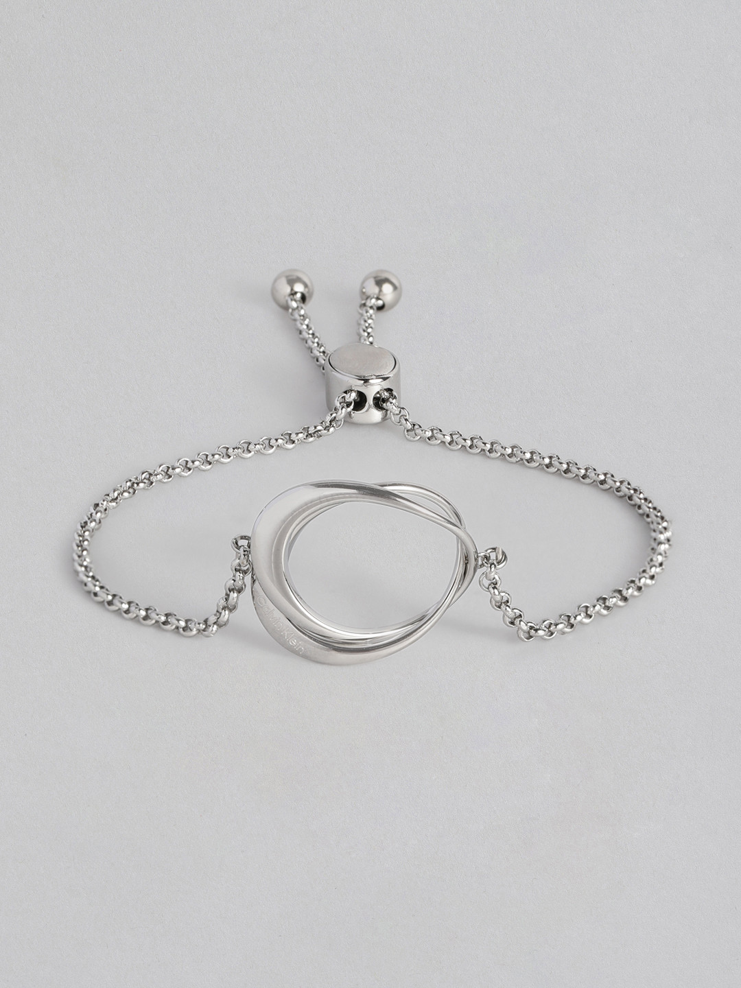 Calvin Klein Women Brass-Plated Charm Bracelet