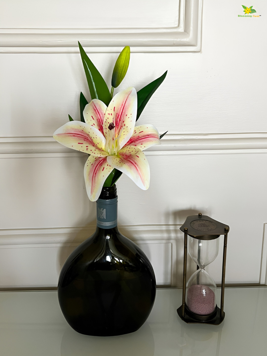Blooming Floret White Lily Artificial Flower