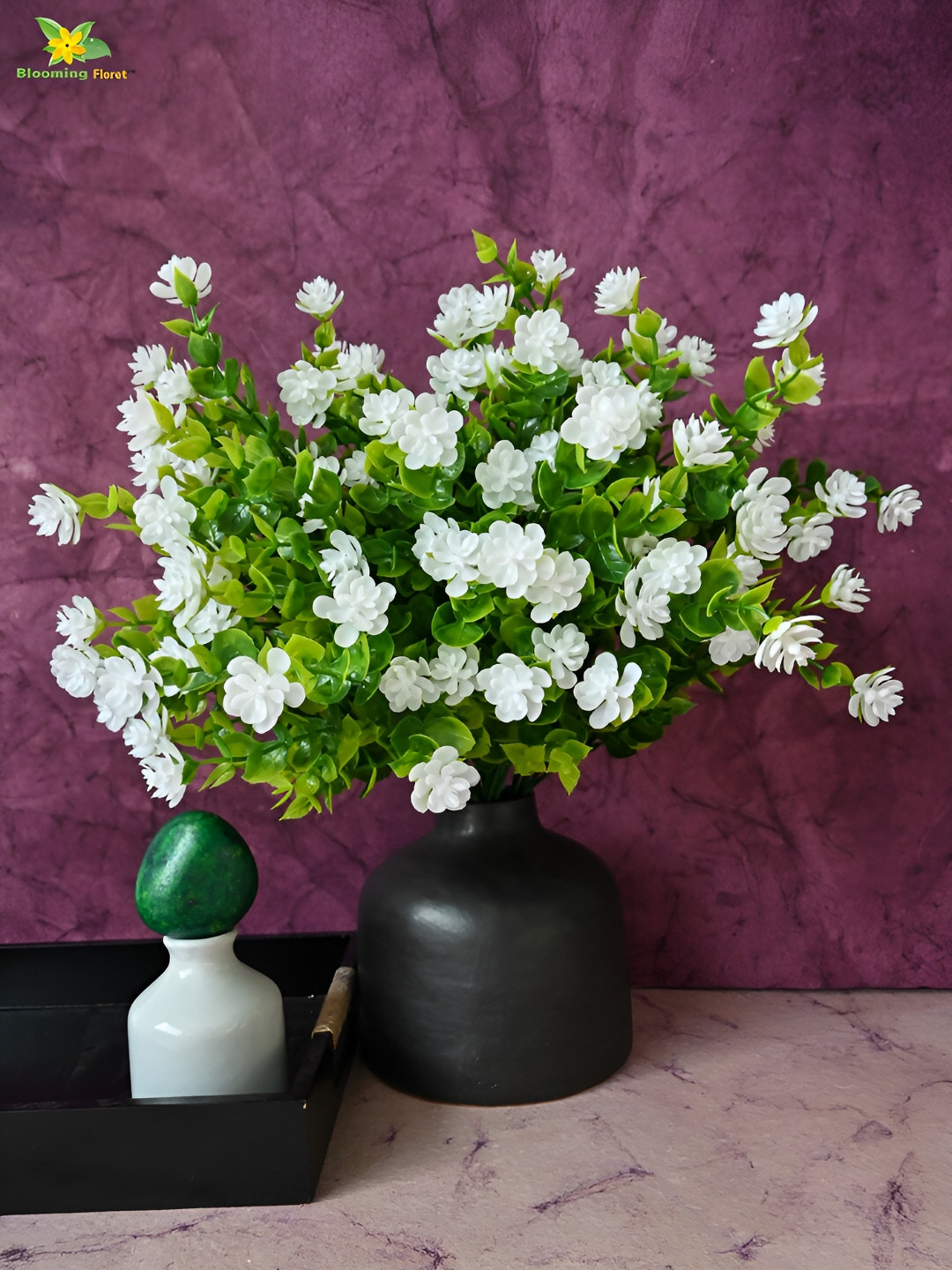 Blooming Floret White  Artificial Flower