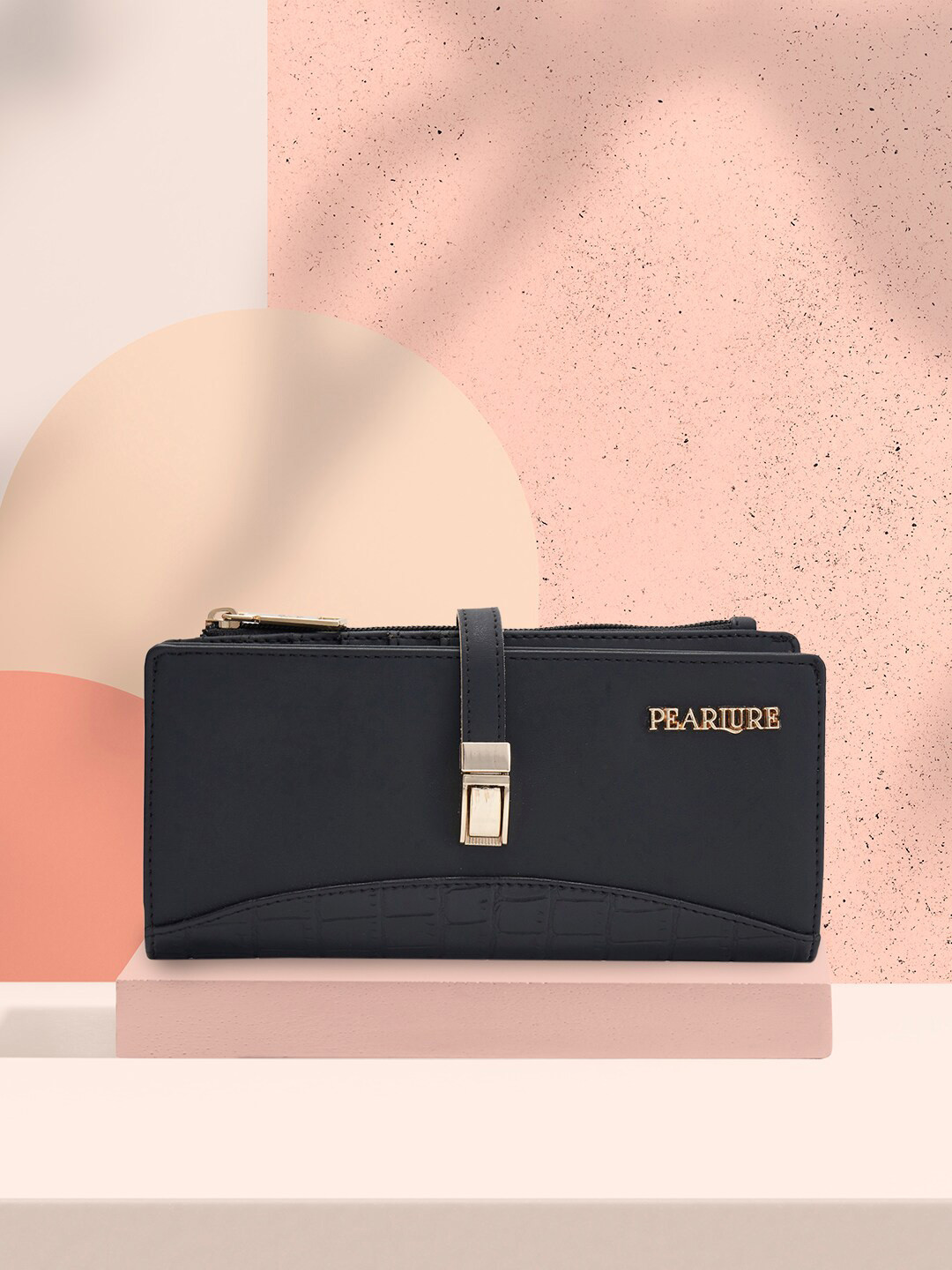 Pearlure Women PU Two Fold Wallet