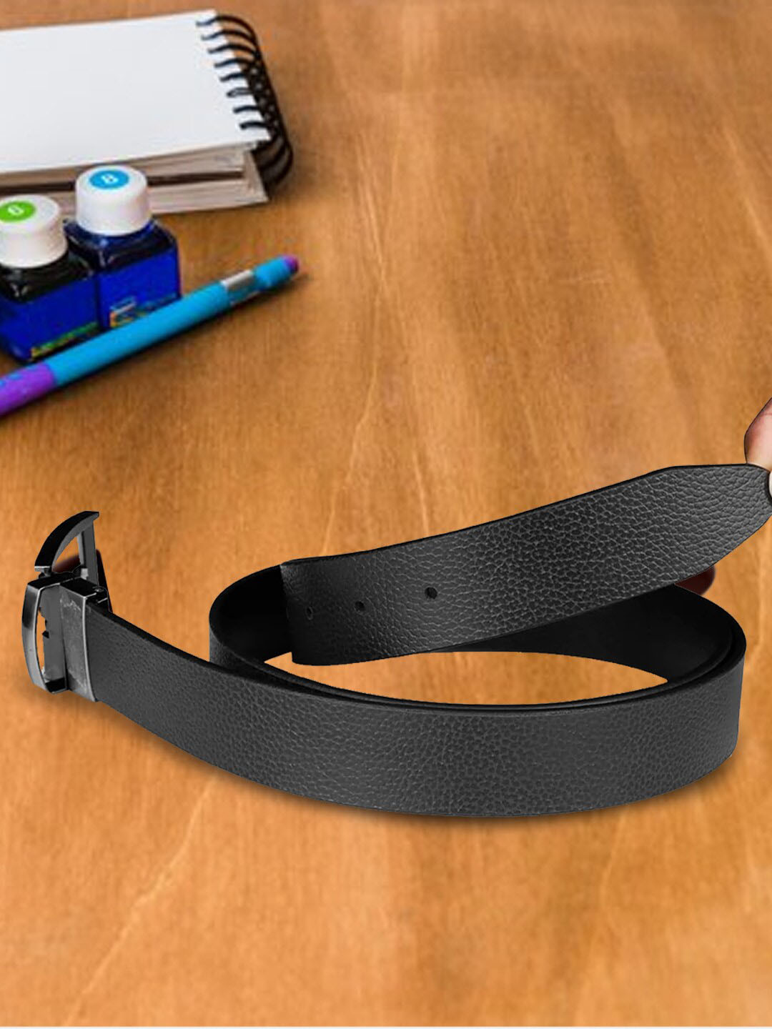 The Wallet Store Men Leather Reversible Formal Belt