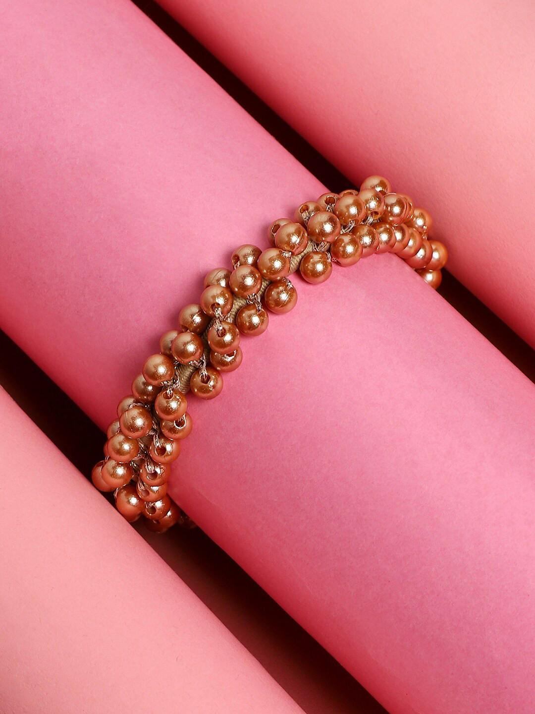 SOHI Embellished Beaded Ponytail Holder