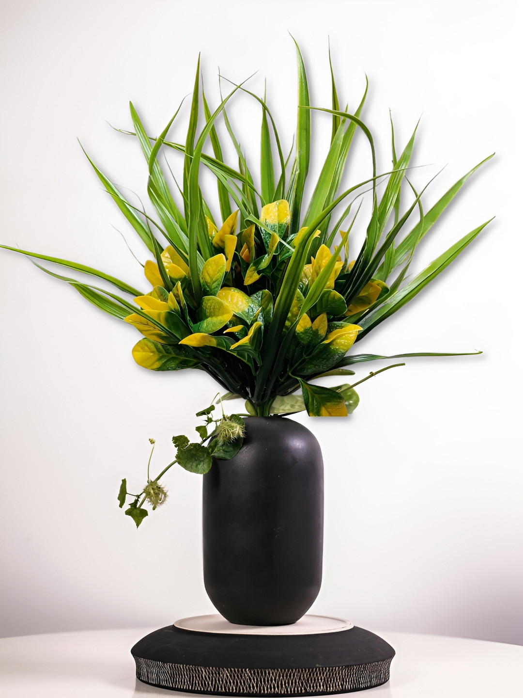 ARTSY Yellow & Green Croton Artificial Plant