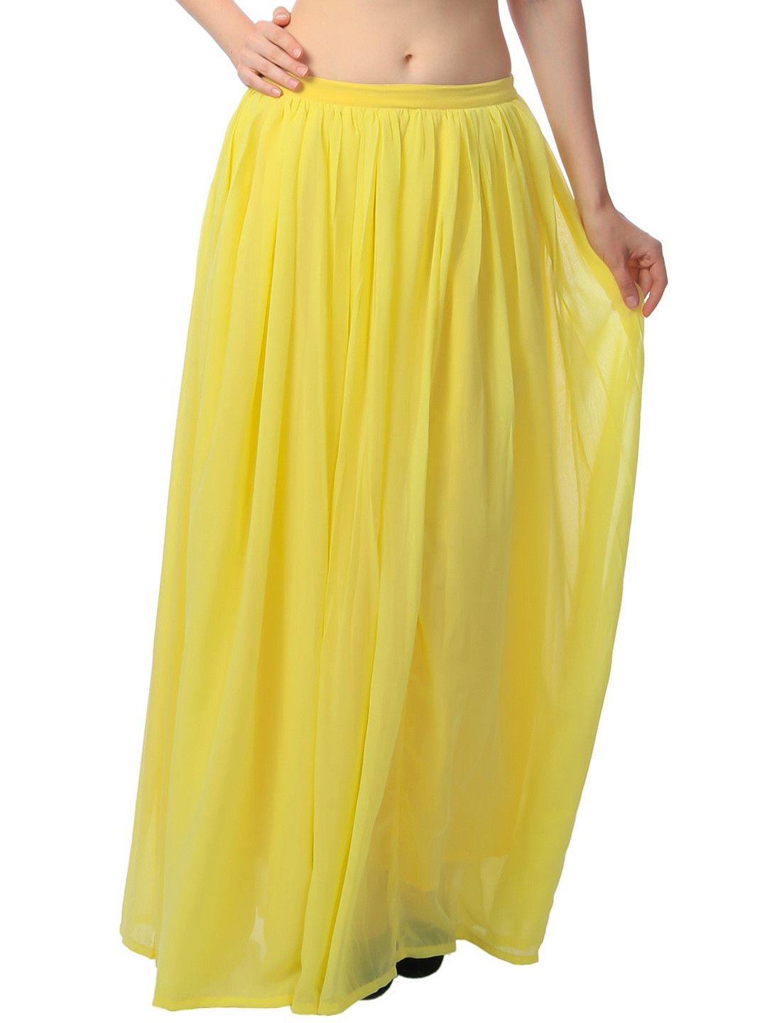 MINOS Flared Long Skirt