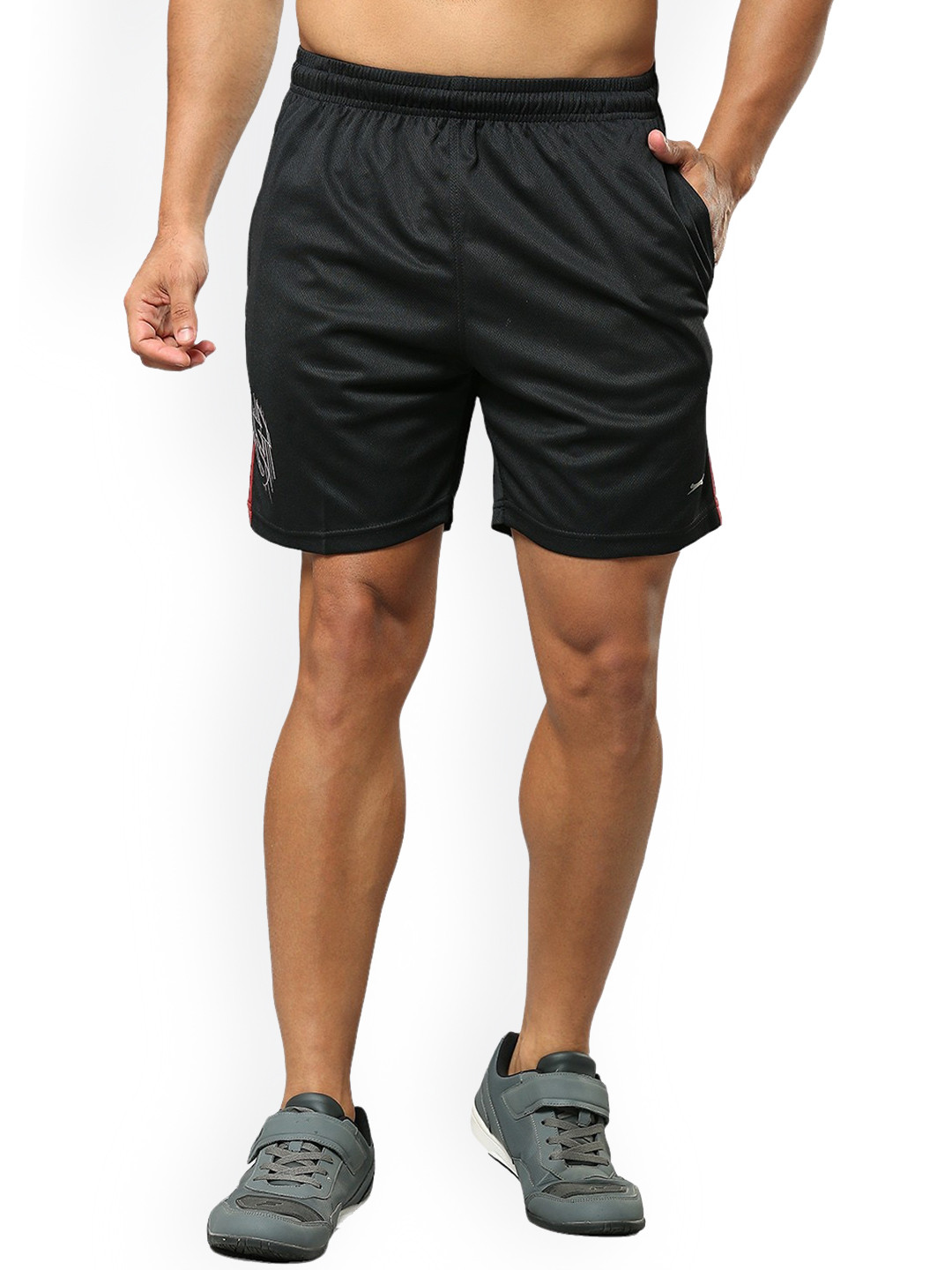 Black Panther Men Acti Fit Sports Shorts