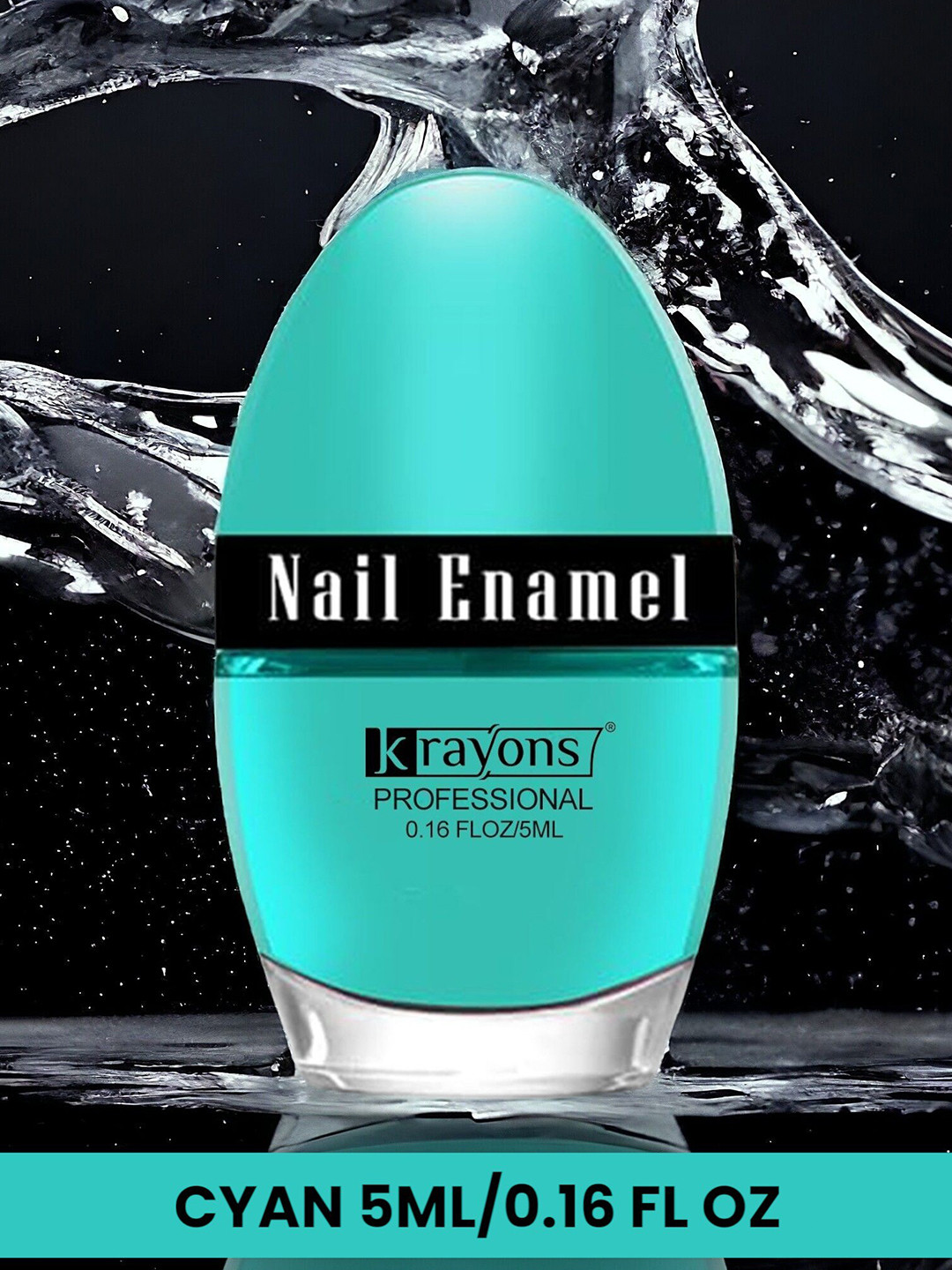 krayons Professional Set Of 4 High Shine Glossy Nail Paint - 5ml each