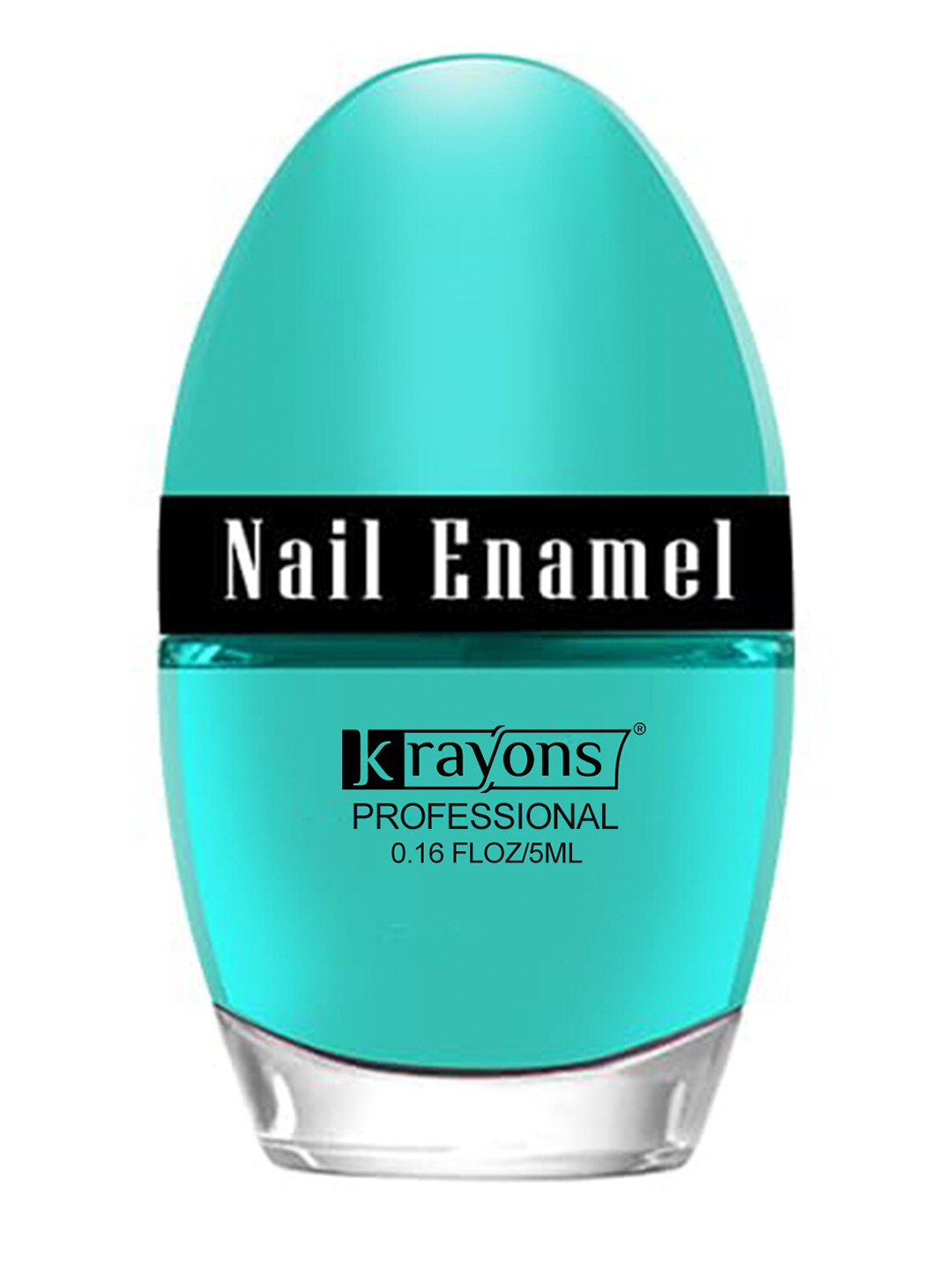 krayons Professional Glossy Long-Lasting Quick Dry Nail Paint 5ml - Cyan 09