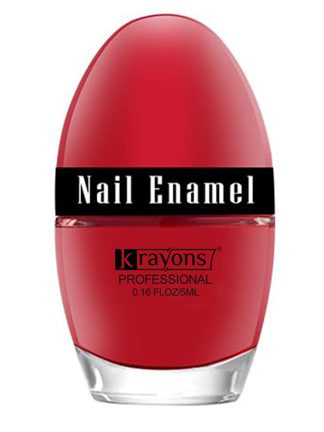 krayons Professional High Shine Quick Dry Glossy Nail Paint 5ml - Blood Red 78