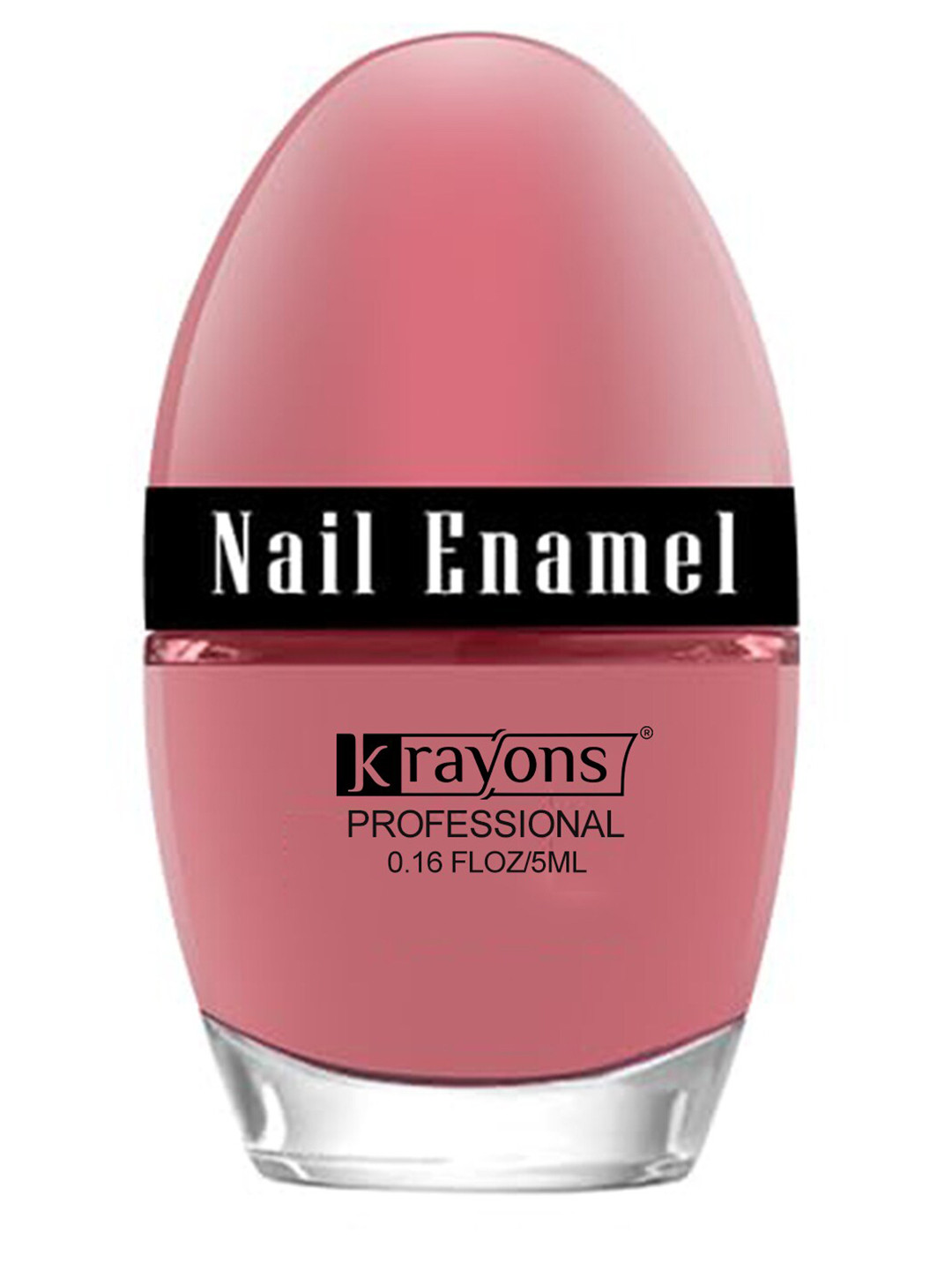 krayons Professional High Shine Quick Dry Glossy Nail Paint 5ml - Peach Pink 12