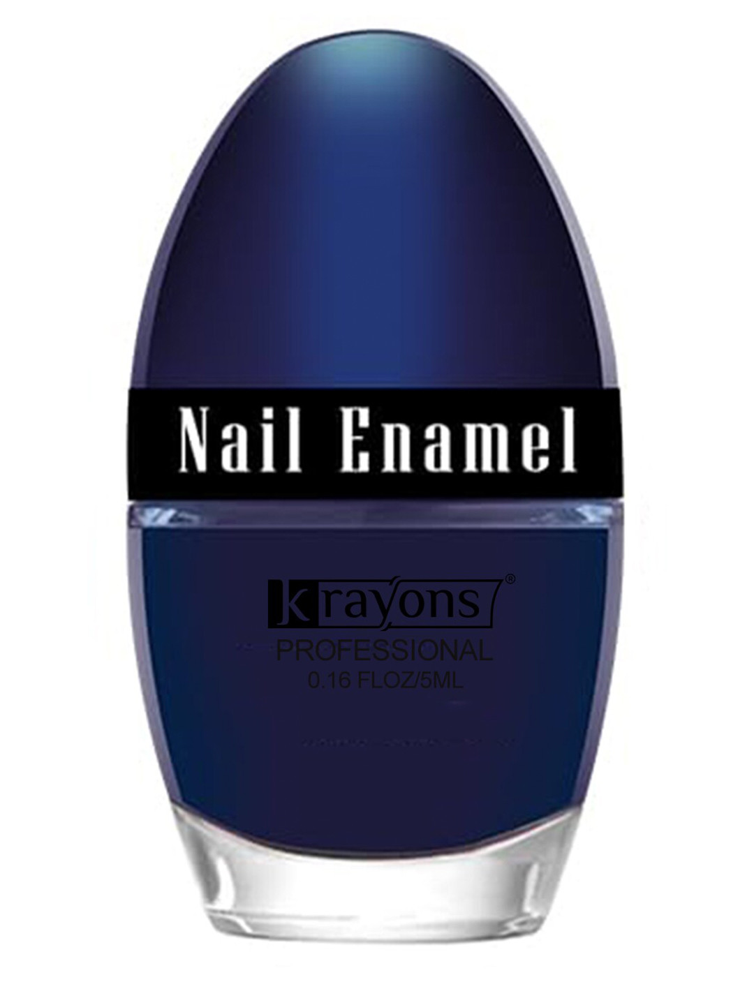 krayons Professional High Shine Quick Dry Glossy Nail Paint 5ml - Blue Ink 39