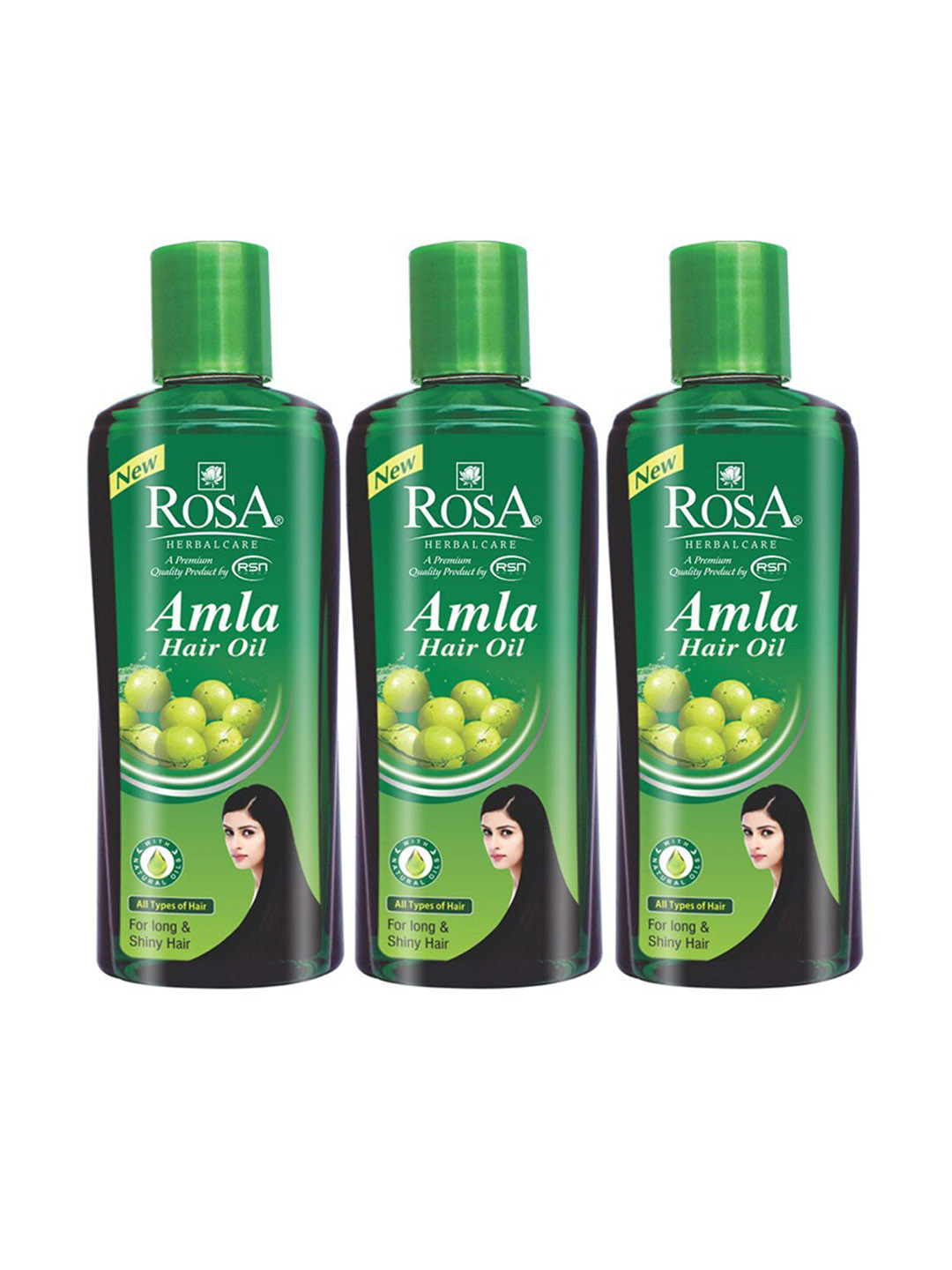 ROSA Set Of 3 Amla Hair Oil For Strong Long & Thick Hair- 100ml Each