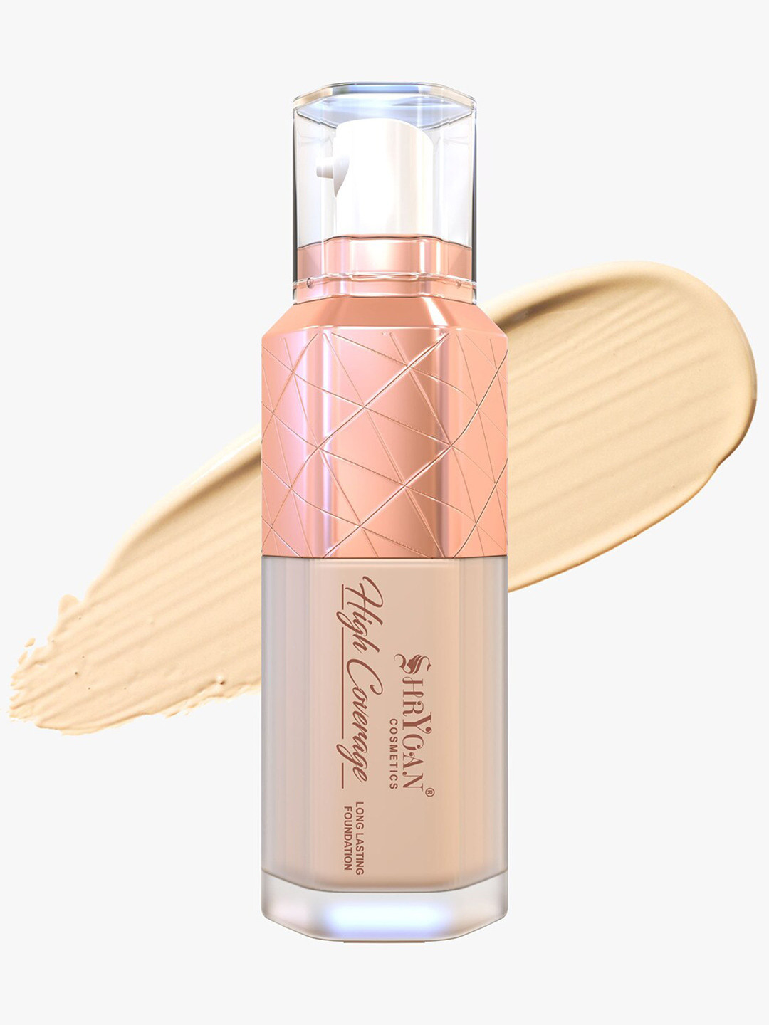 SHRYOAN High Coverage Long Lasting Foundation 50 ml - Porcelain 01