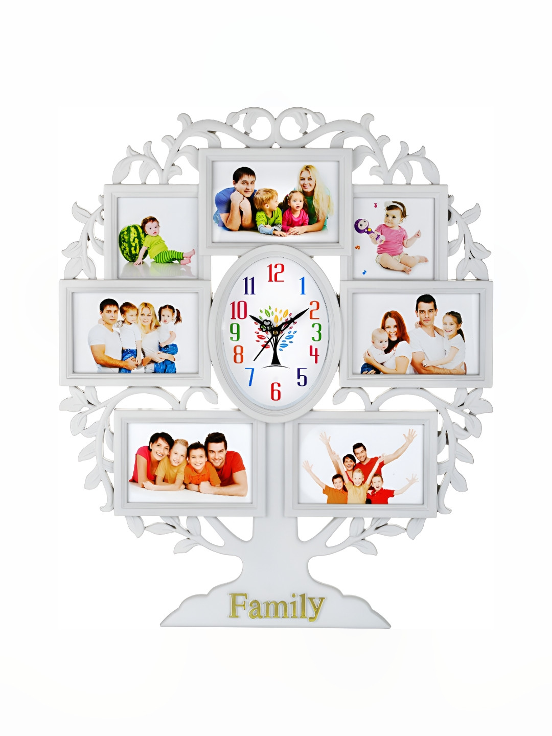Attractionz White Wall Clock