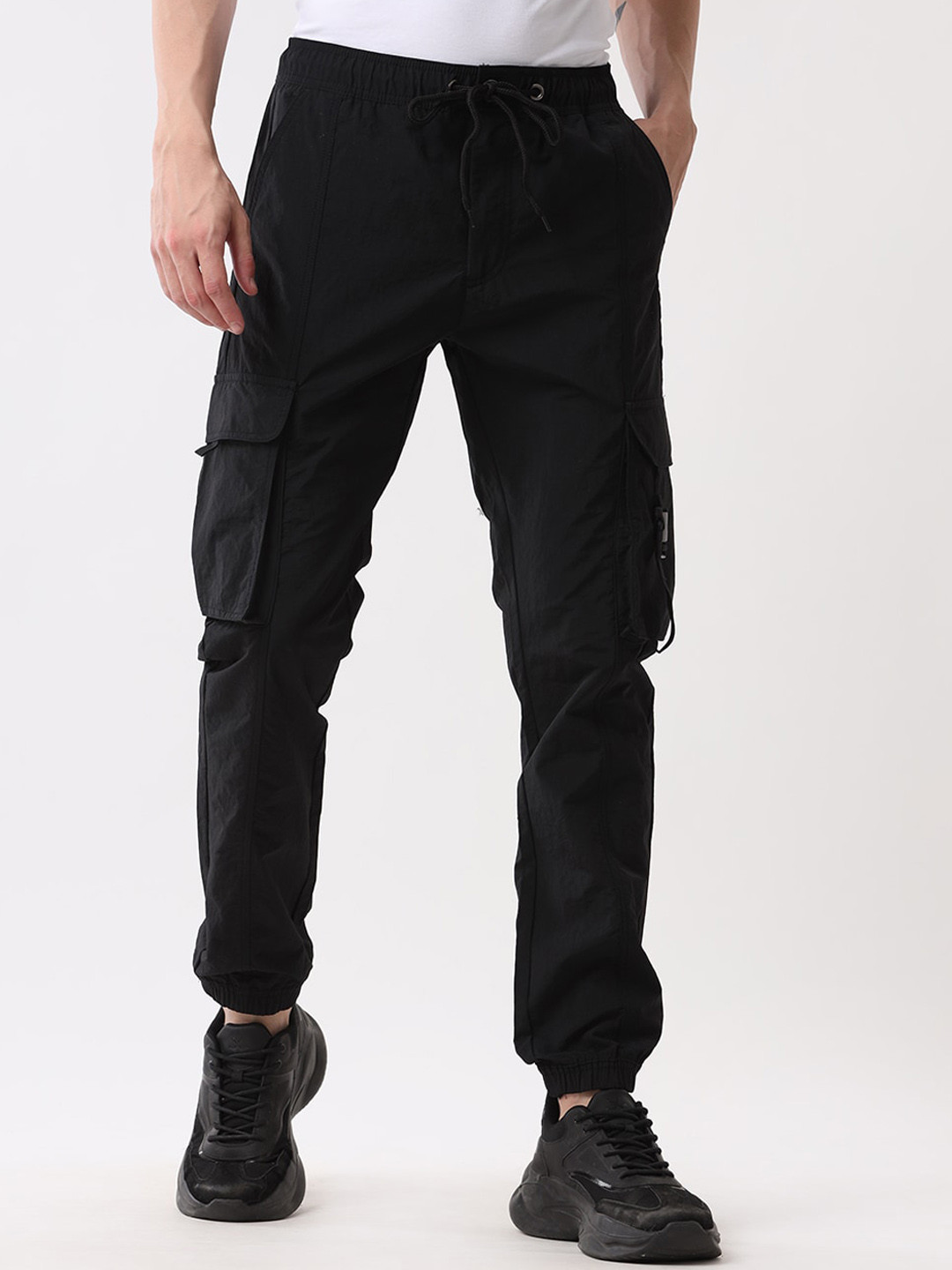 WROGN Men Mid-Rise Cargo Style Jogger