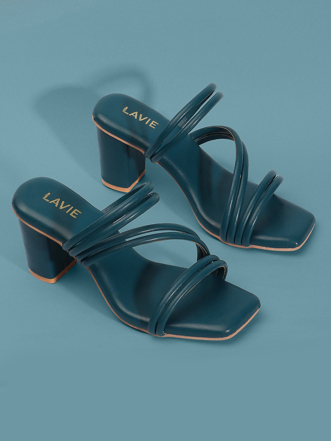 Lavie Block Open Toe Block Heels