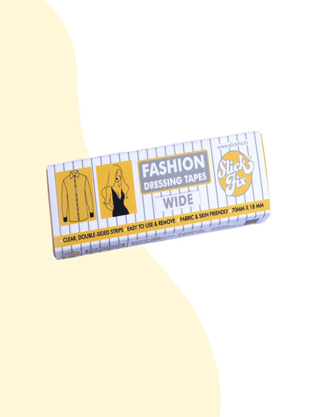 SlickFix Pack Of 18 Dressing Tape Wide