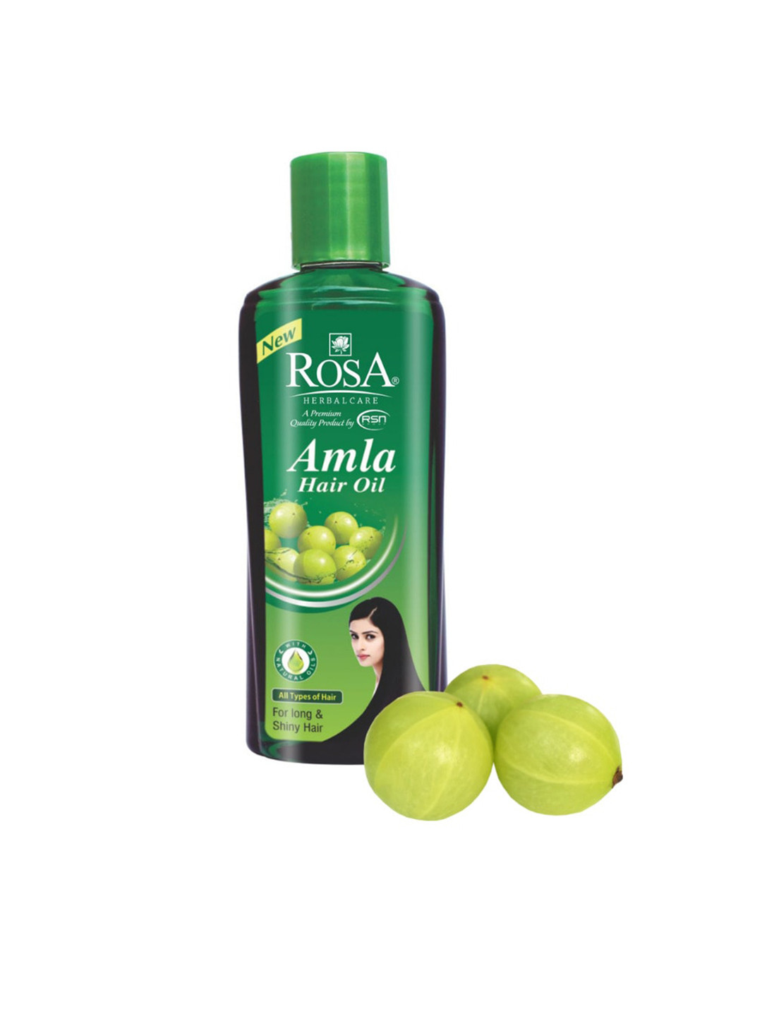 ROSA Amla Hair Oil For Strong Long & Thick Hair - Nourishes Scalp - 500ml