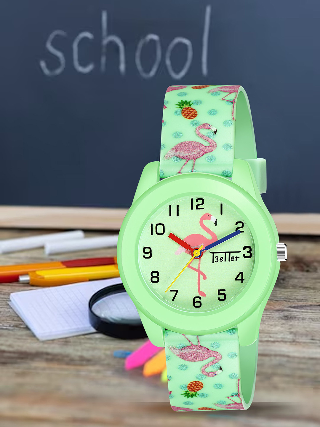 YOUNG MISSION Girls Dial & Bracelet Style Straps Analogue Watches Better Watch 1636 GR