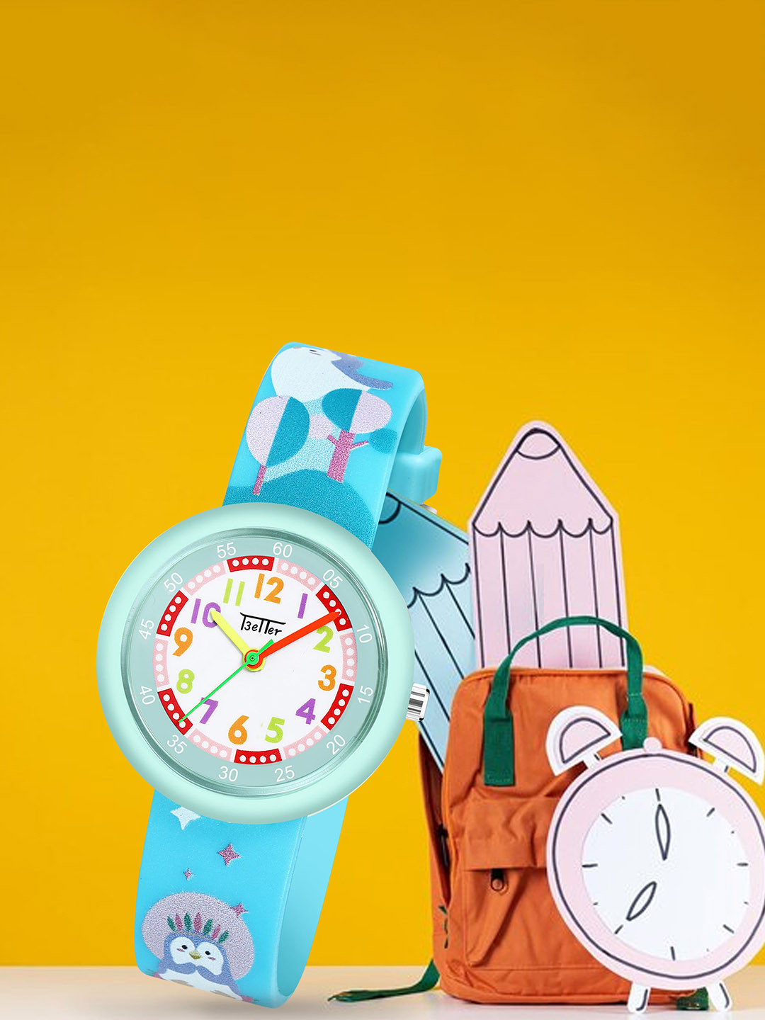 YOUNG MISSION Better Watches Kids Printed Straps Analogue Watch 1806 BL