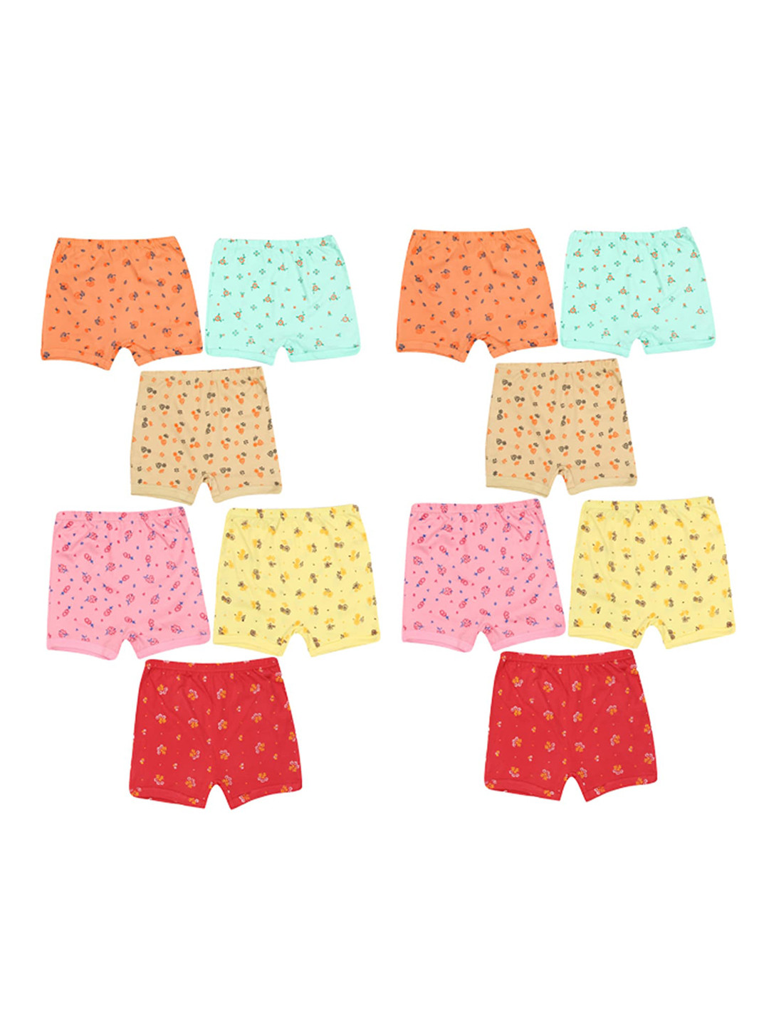 YELLOWDELIGHT Boys Pack of 12 Printed Basic Briefs YD 622 Rosy (b) Dr 0-6m-12p