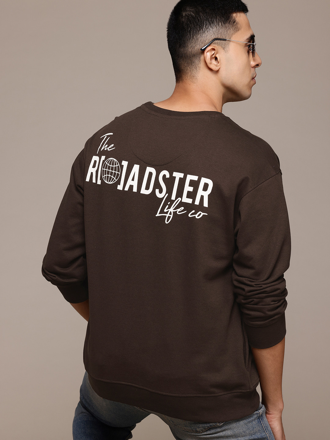 The Roadster Lifestyle Co. Printed Sweatshirt