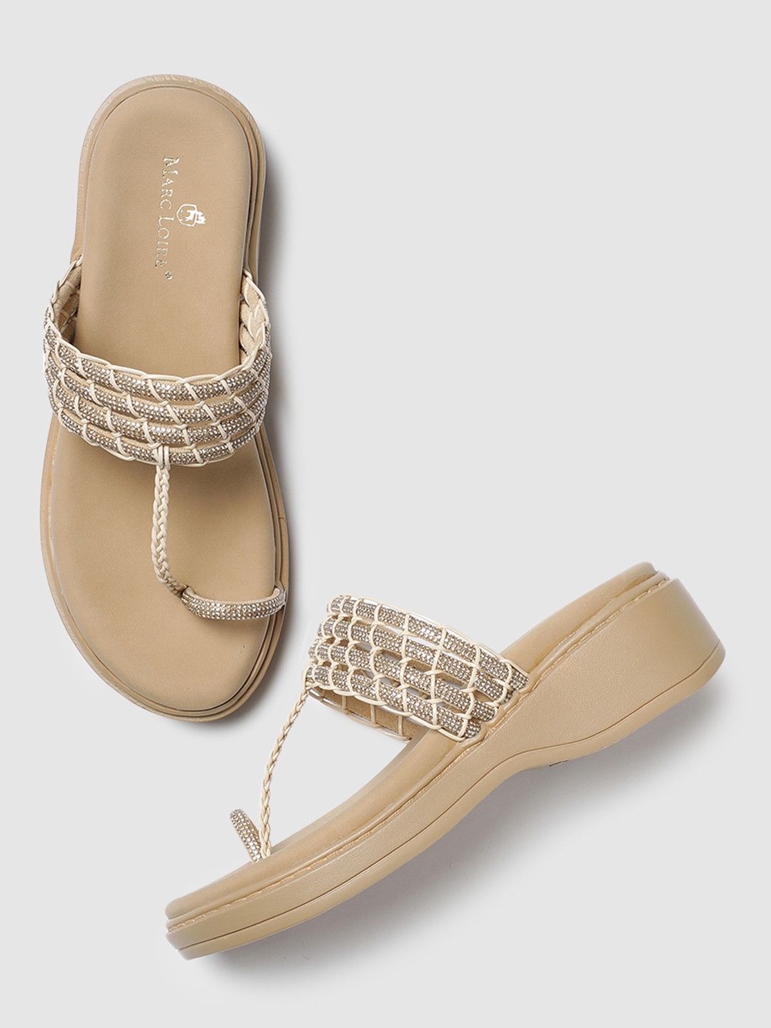 Marc Loire Open Toe Platform Heels
