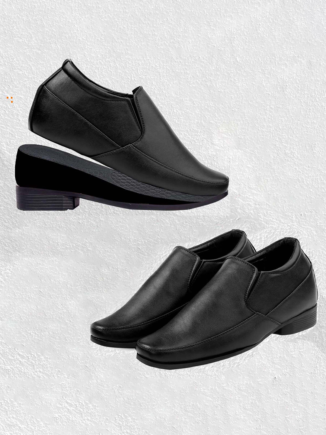 Bxxy Men Hidden Elevator Height Formal Slip-on Shoes