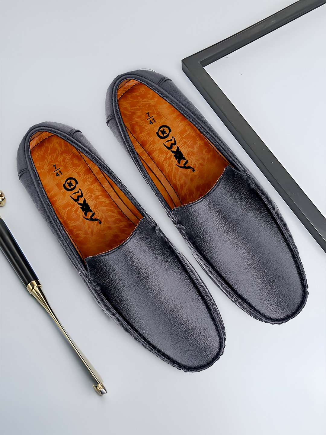Bxxy Men Textured Slip-on Shoes