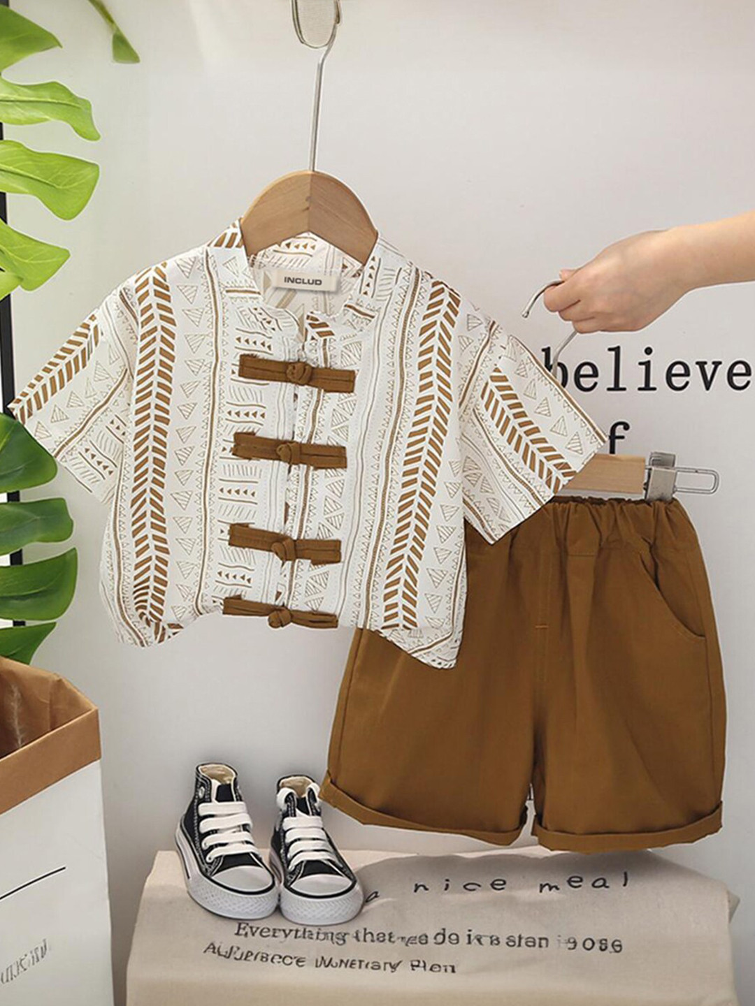 INCLUD Printed Shirt with Shorts