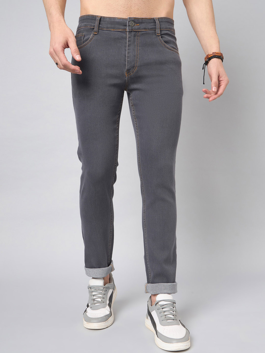 STUDIO NEXX Men Clean Look No Fade Stretchable Jeans