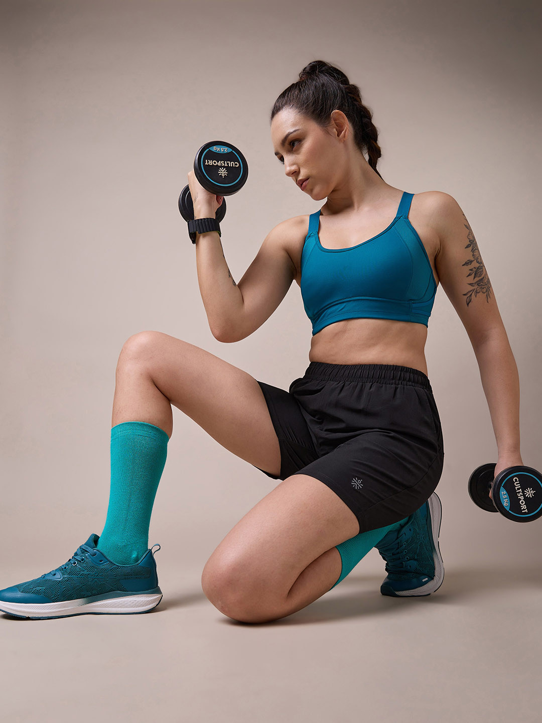 CULT Women Moisture Wicking All Day Performance Shorts