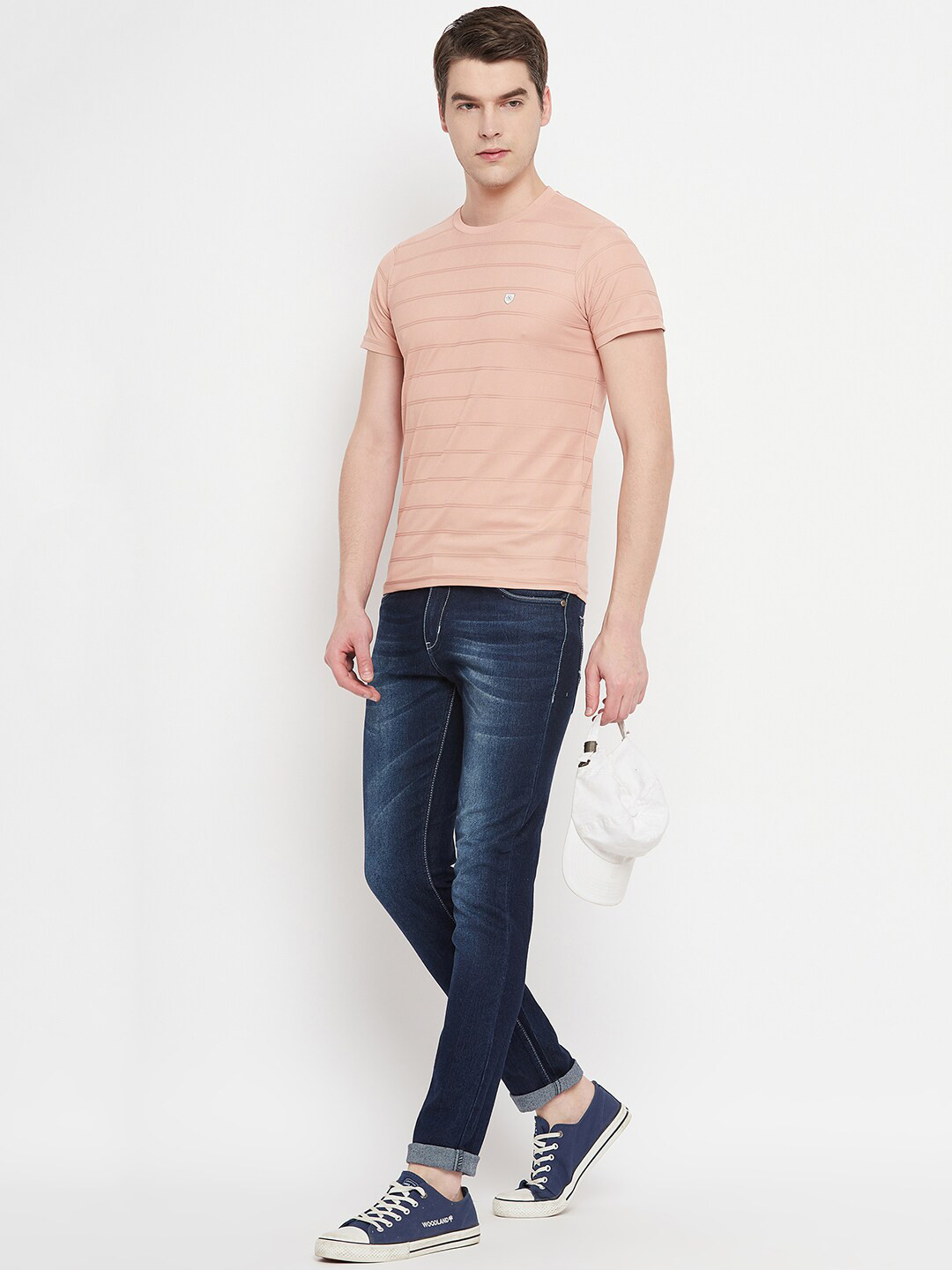 OGEN Round Neck Striped T-shirt