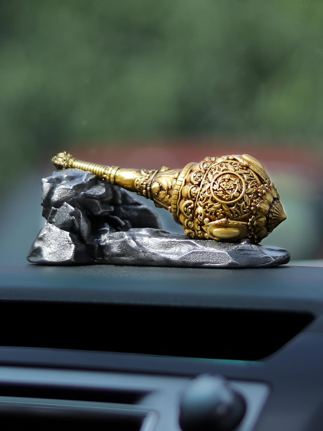 Artarium LLP Maze Gold Brass Metallic Living Room Small Showpiece - 1.4 Inches