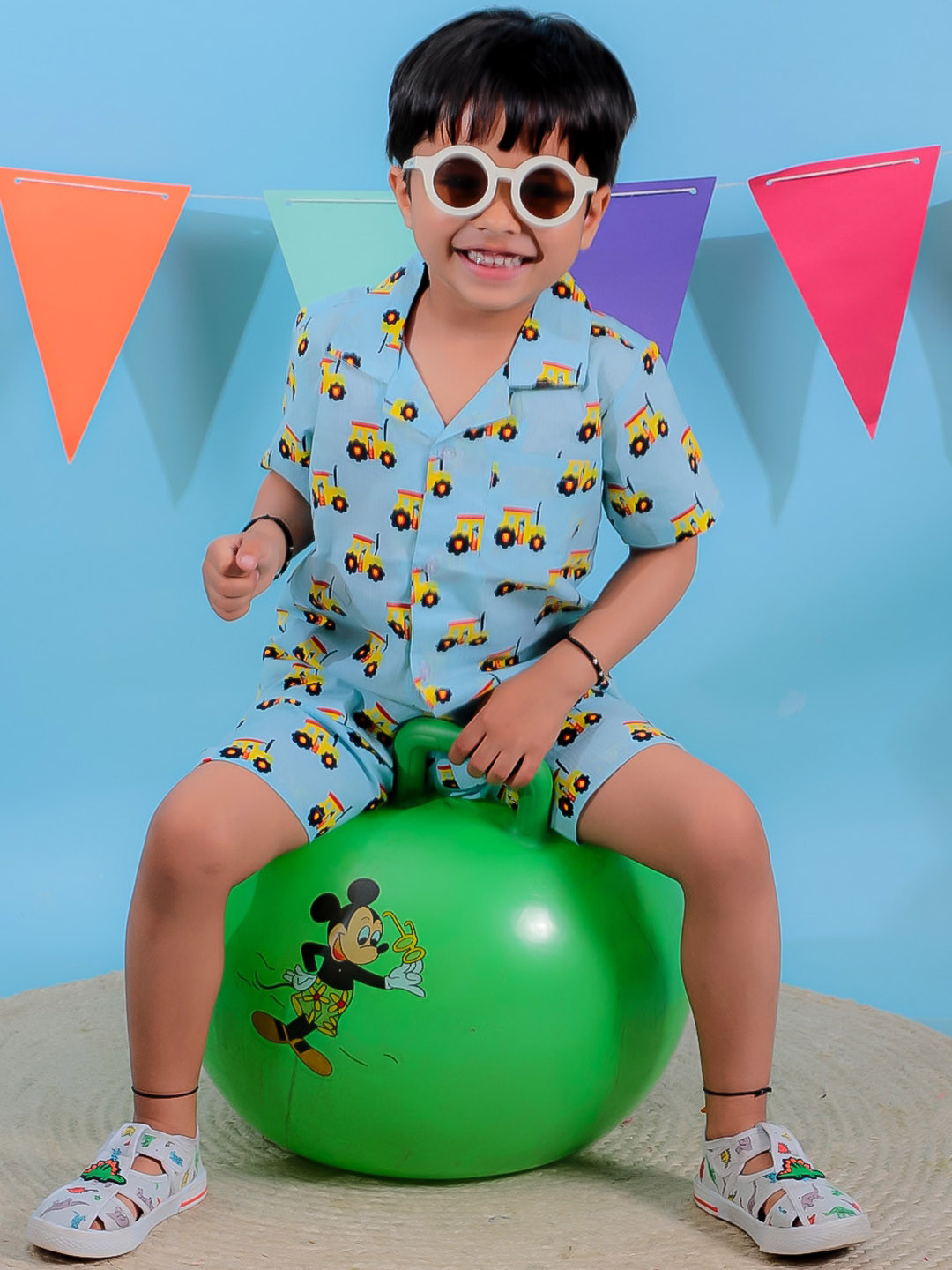 Stuffie Land Printed Shirt with Shorts