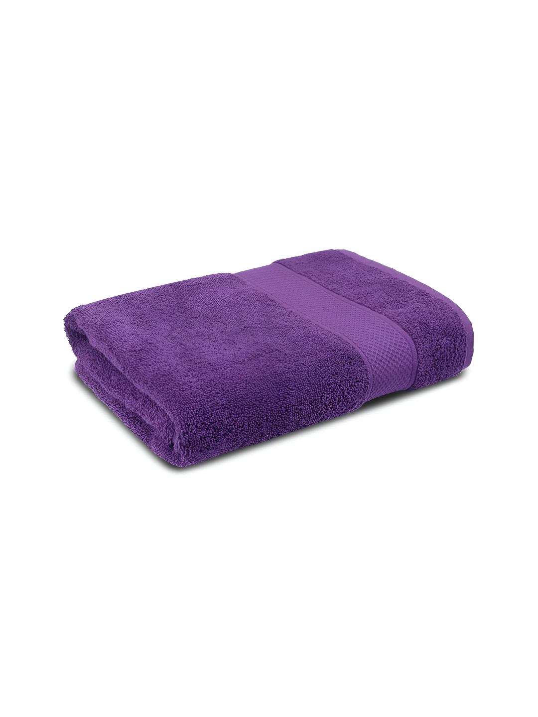 Signature Purple Cotton 380 GSM Bath Towel