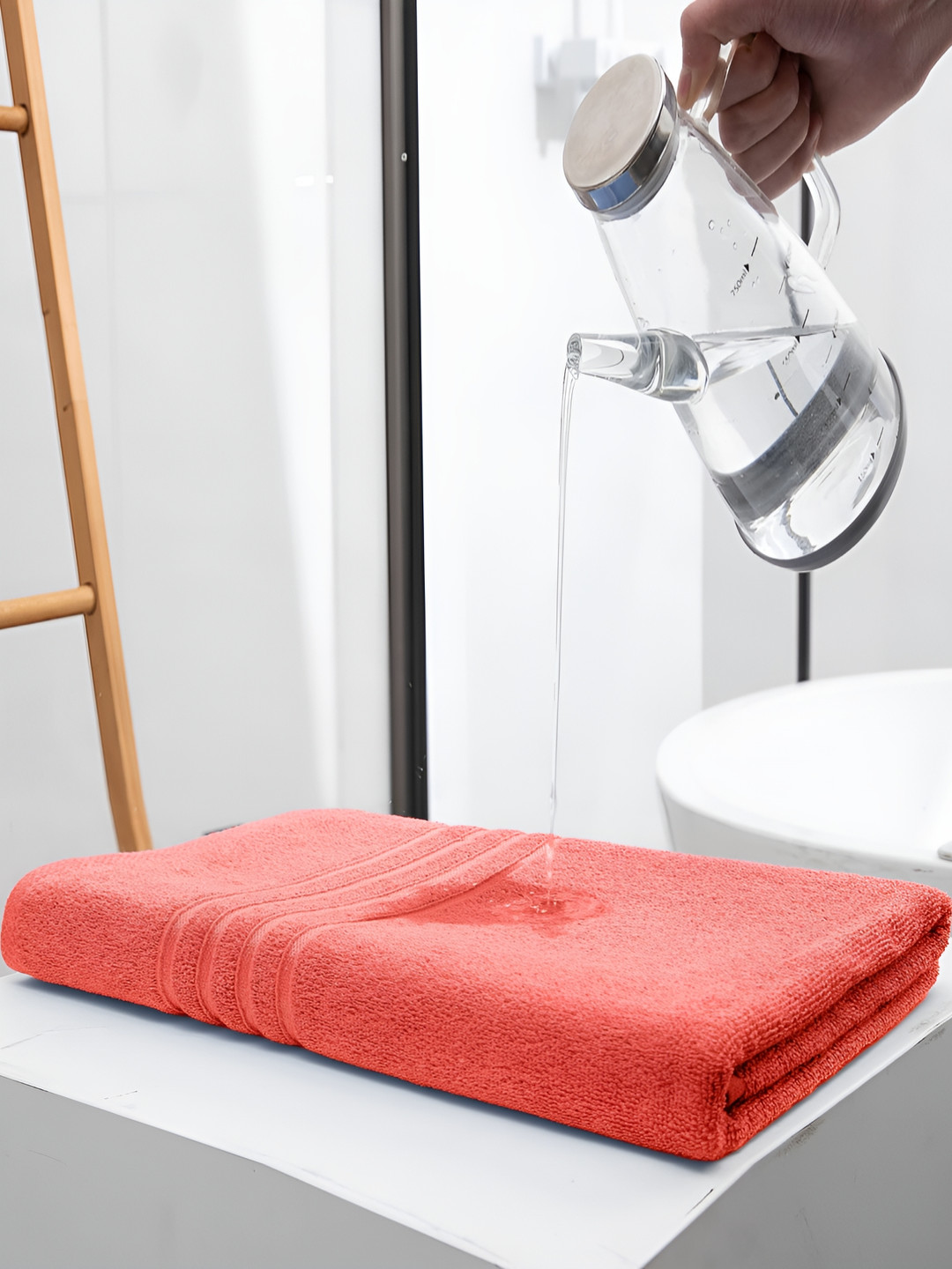 Signature Coral Cotton 380 GSM Bath Towel