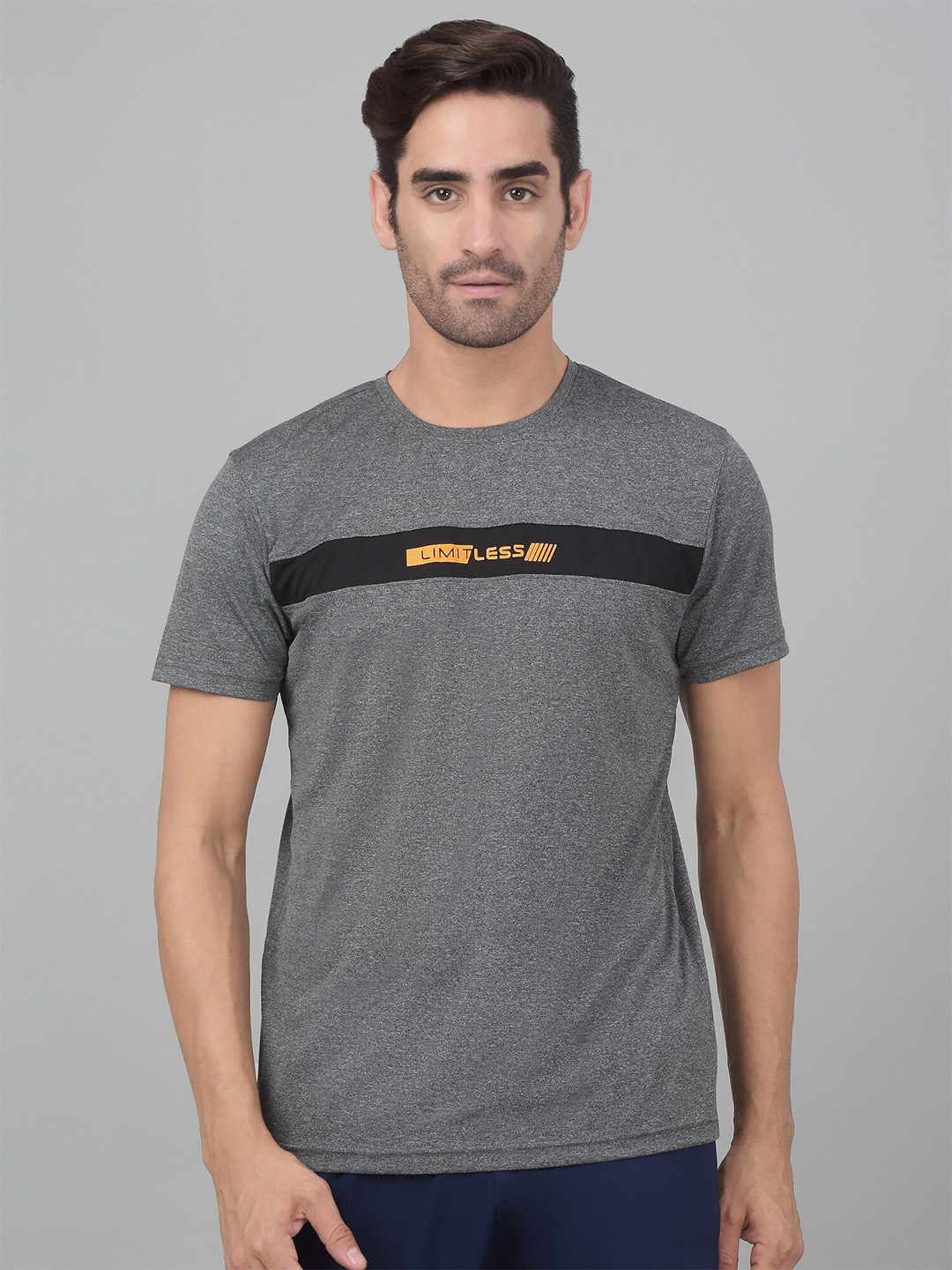 Cantabil Printed Round Neck Short Sleeves T-shirt