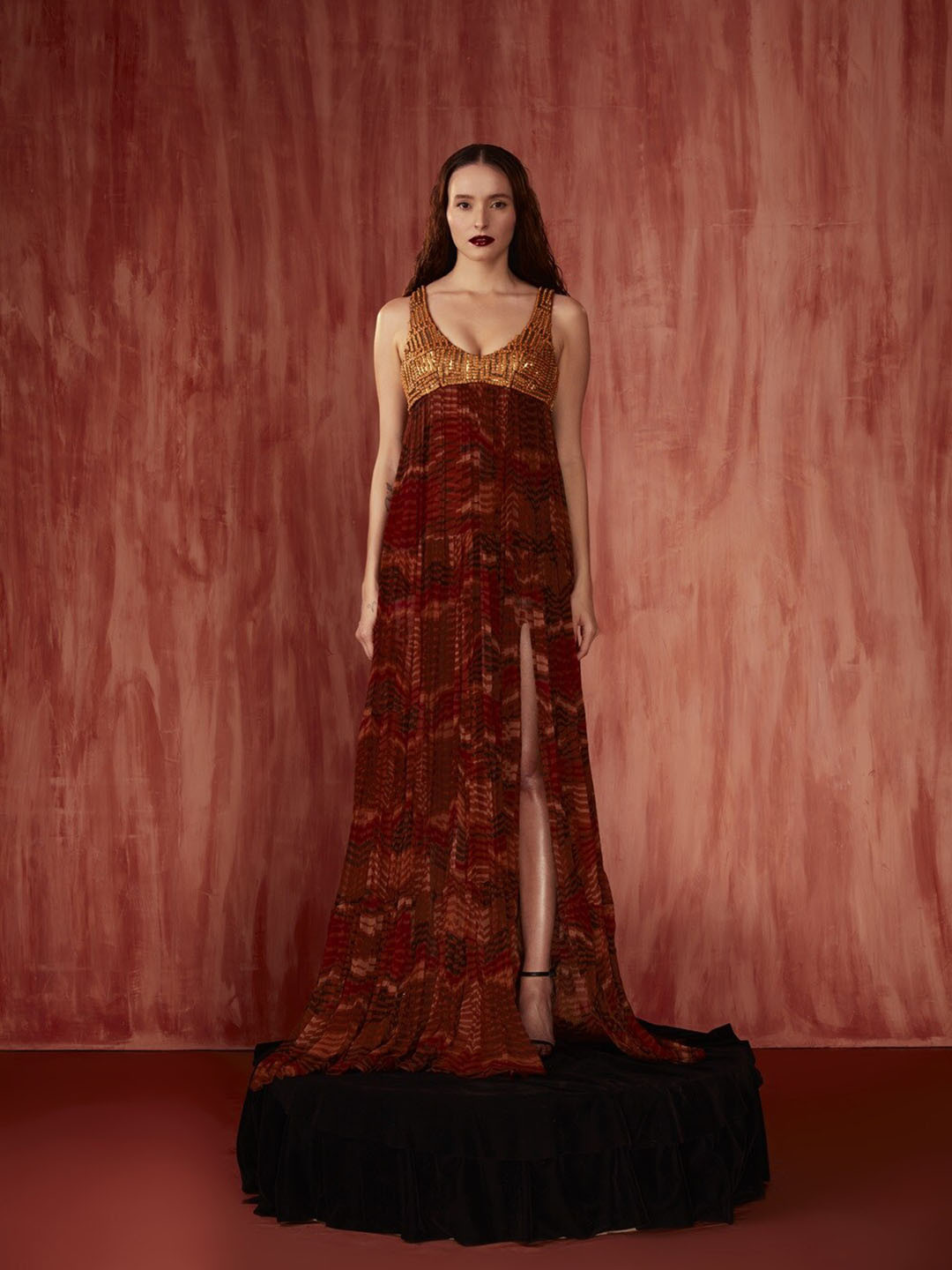 Nikita Mhaisalkar Printed A-Line Dress